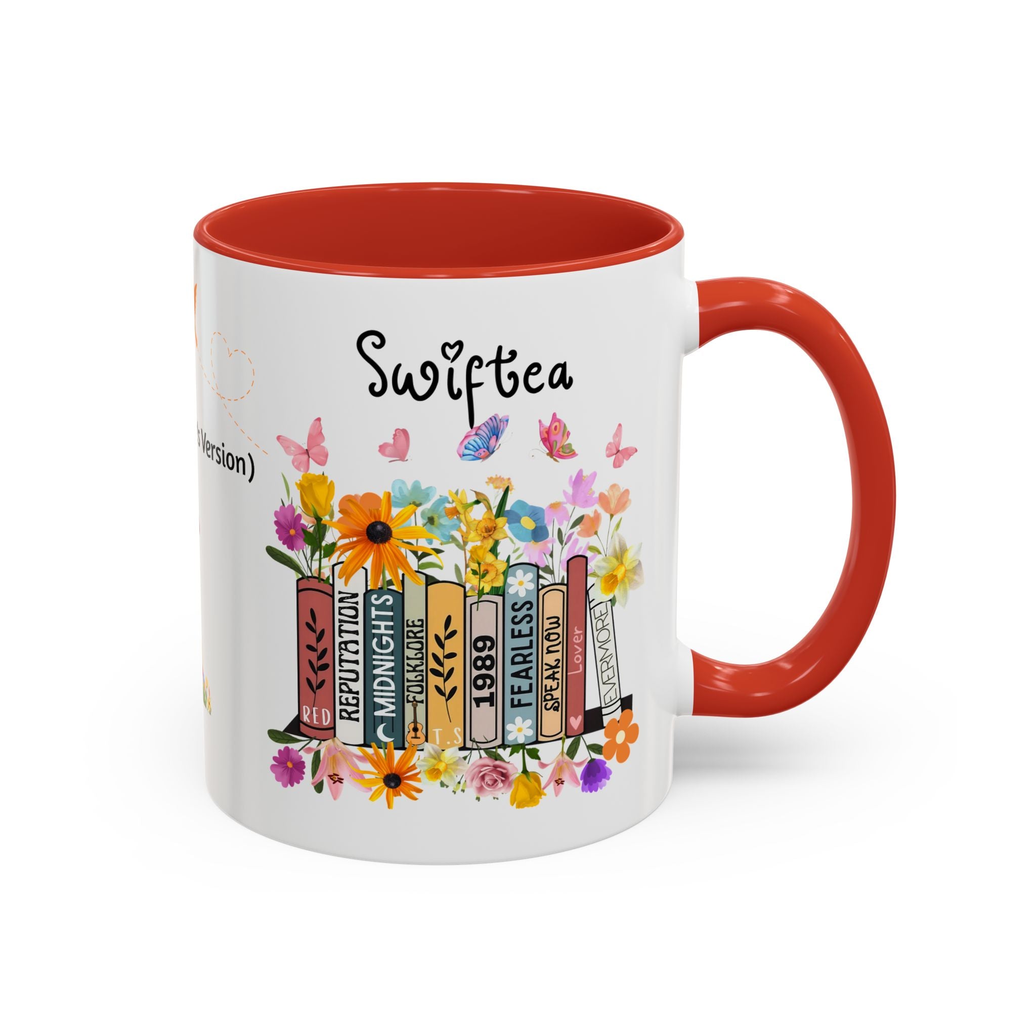 Swiftea Personalized Accent Coffee Mug — Cute Tea-Loving Swiftie 11/15oz