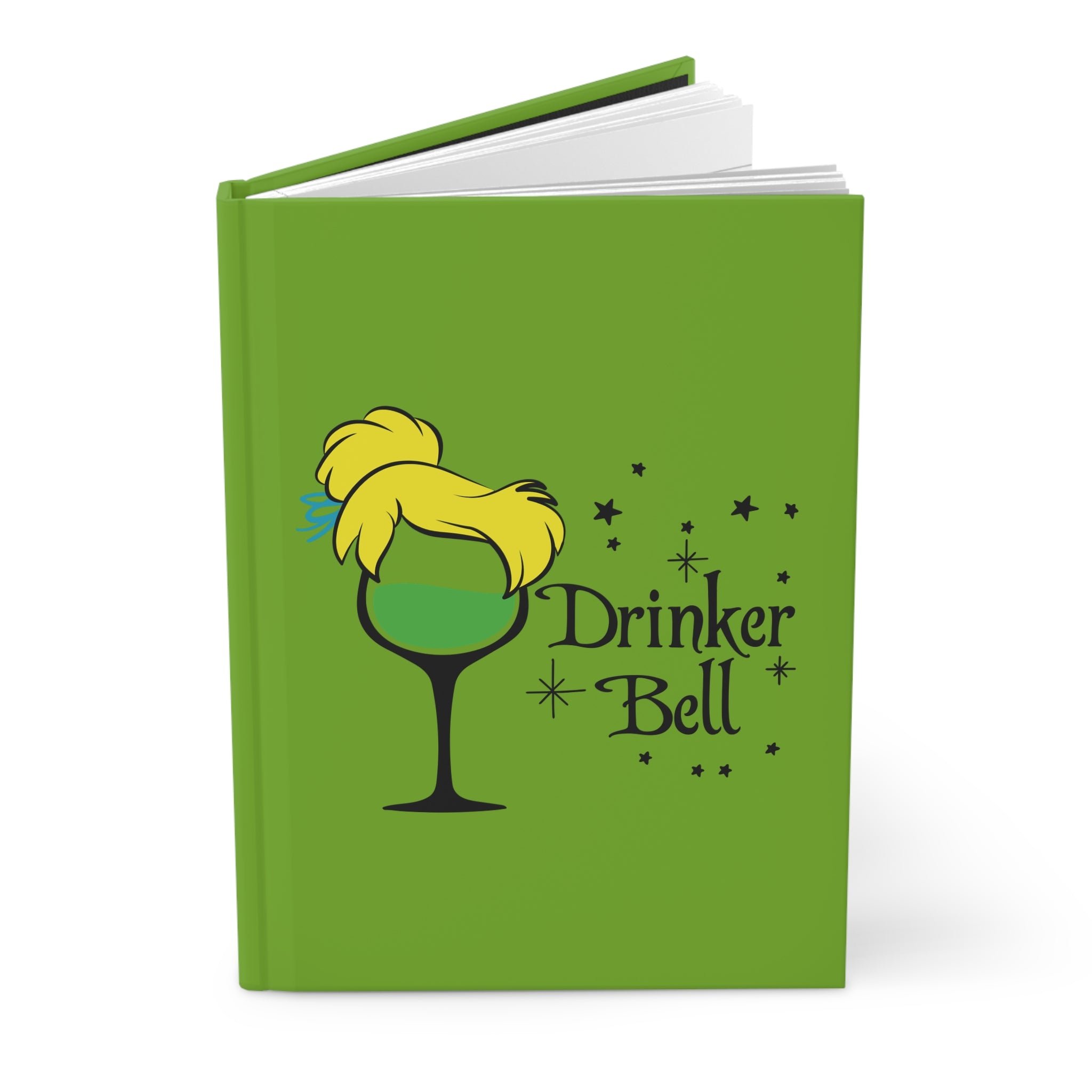 Drinker Bell Hardcover Journal — Fun Cocktail - Themed Matte Notebook - The Luxx Express