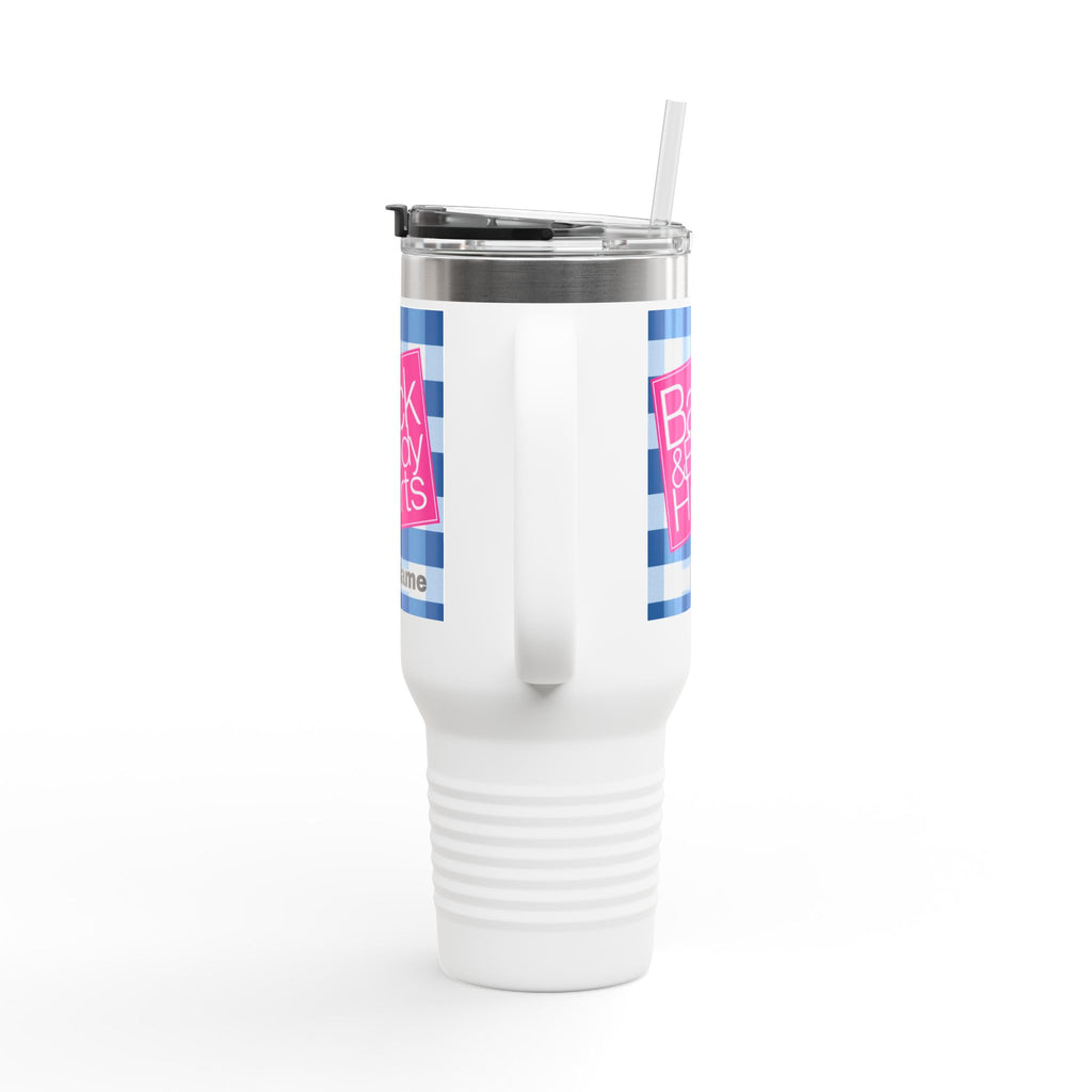 40oz Insulated Personalized Back and Body Hurts Travel Mug - The Luxx Express