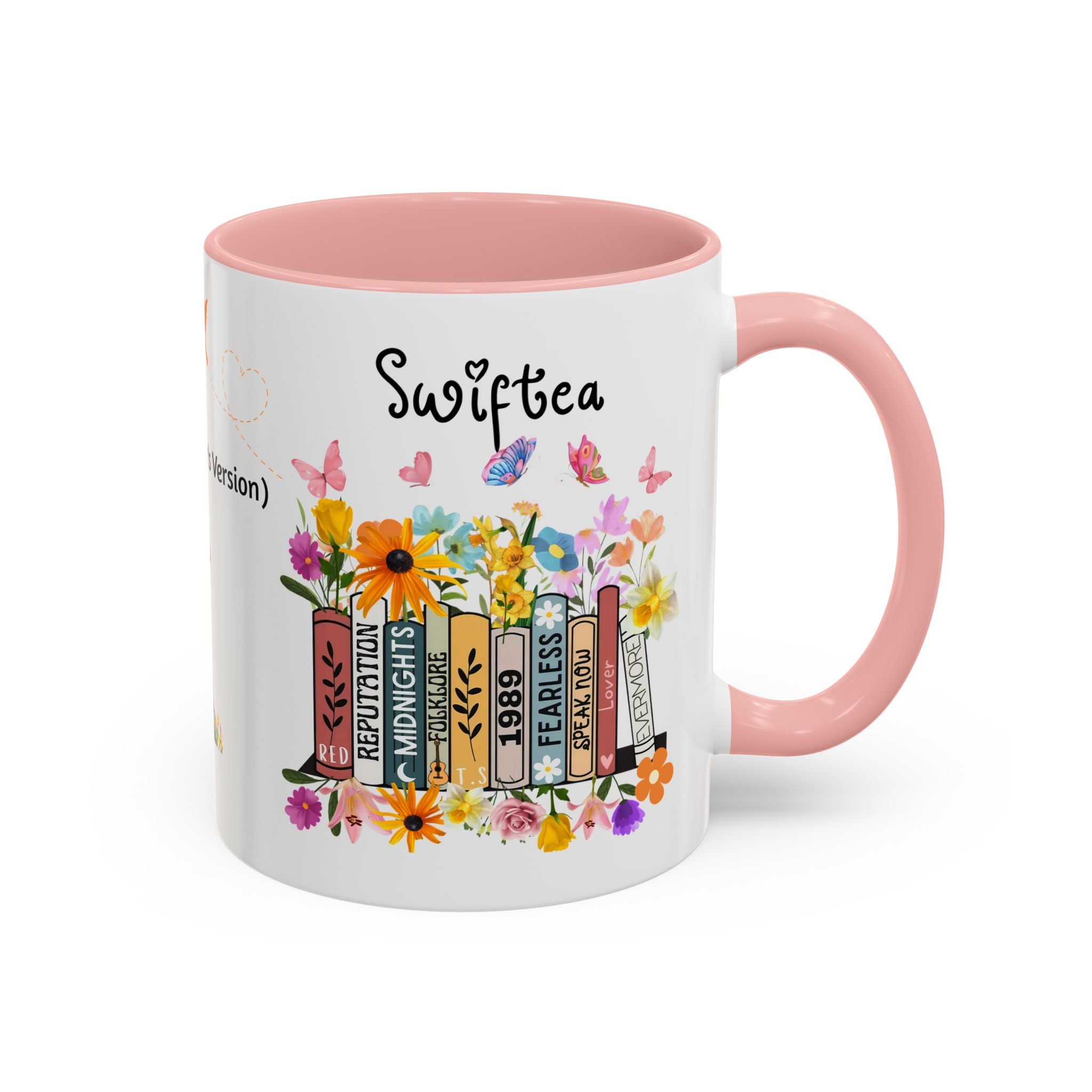 Swiftea Personalized Accent Coffee Mug — Cute Tea-Loving Swiftie 11/15oz