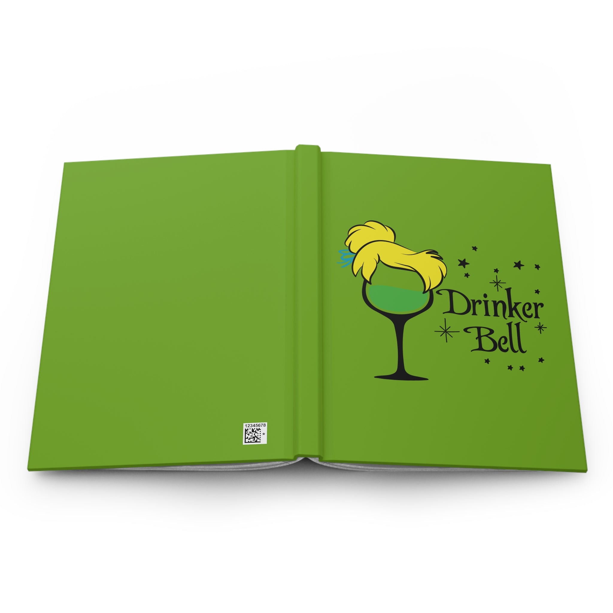 Drinker Bell Hardcover Journal — Fun Cocktail - Themed Matte Notebook - The Luxx Express
