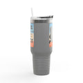 " Stainless Steel 40oz Insulated Travel Mug — "Mind Your Business I Need Gas Money Fat Stripper" Tumbler - The Luxx Express