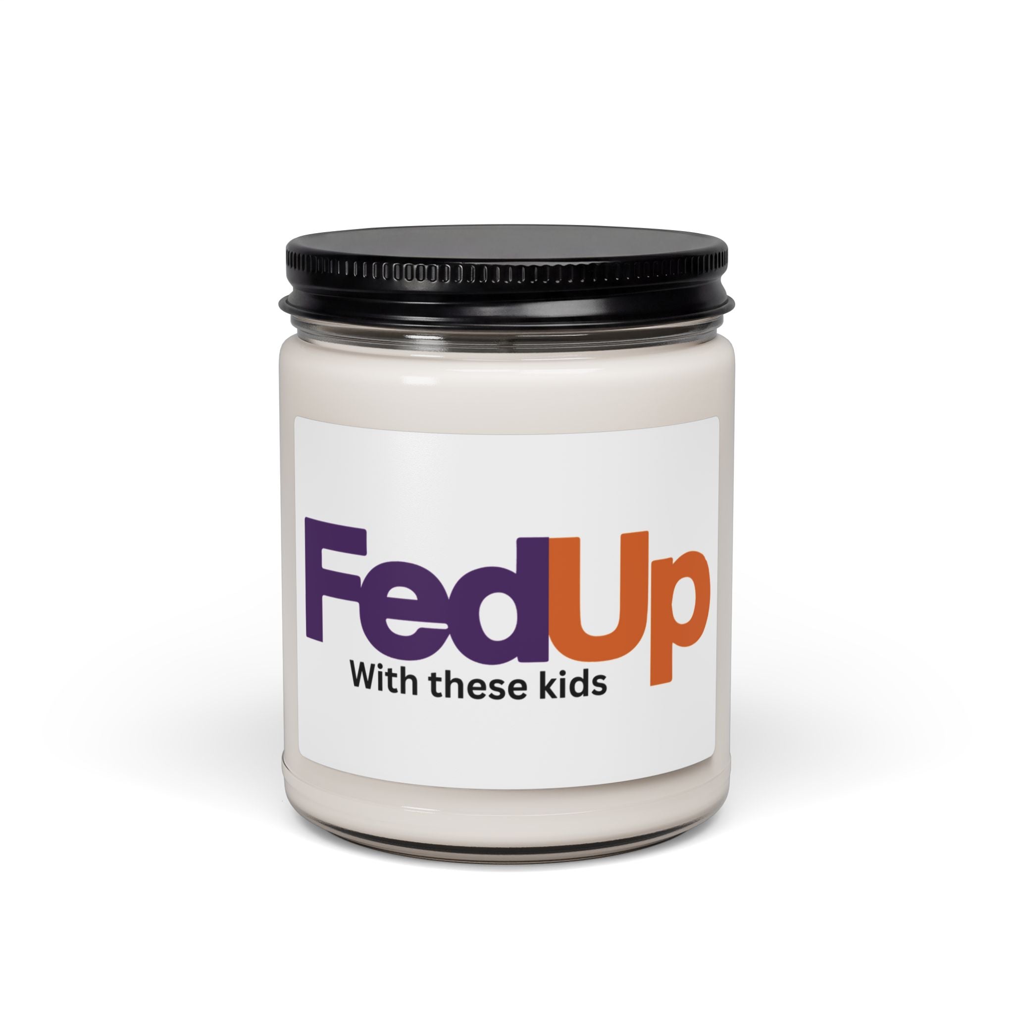 Fed Up With These Damn Kids Back and Body Hurts Aromatherapy Candle, Glass Jar Soy Wax Blend, 9oz, Gift for Home, Relaxing Scent, Eco - Friendly, Handmade - The Luxx Express