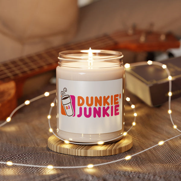 Dunkie Junkie Coffee Mug Funny Aromatherapy Candle, Glass Jar Soy Wax Blend, 9oz, Gift for Home, Relaxing Scent, Eco - Friendly, Handmade - The Luxx Express