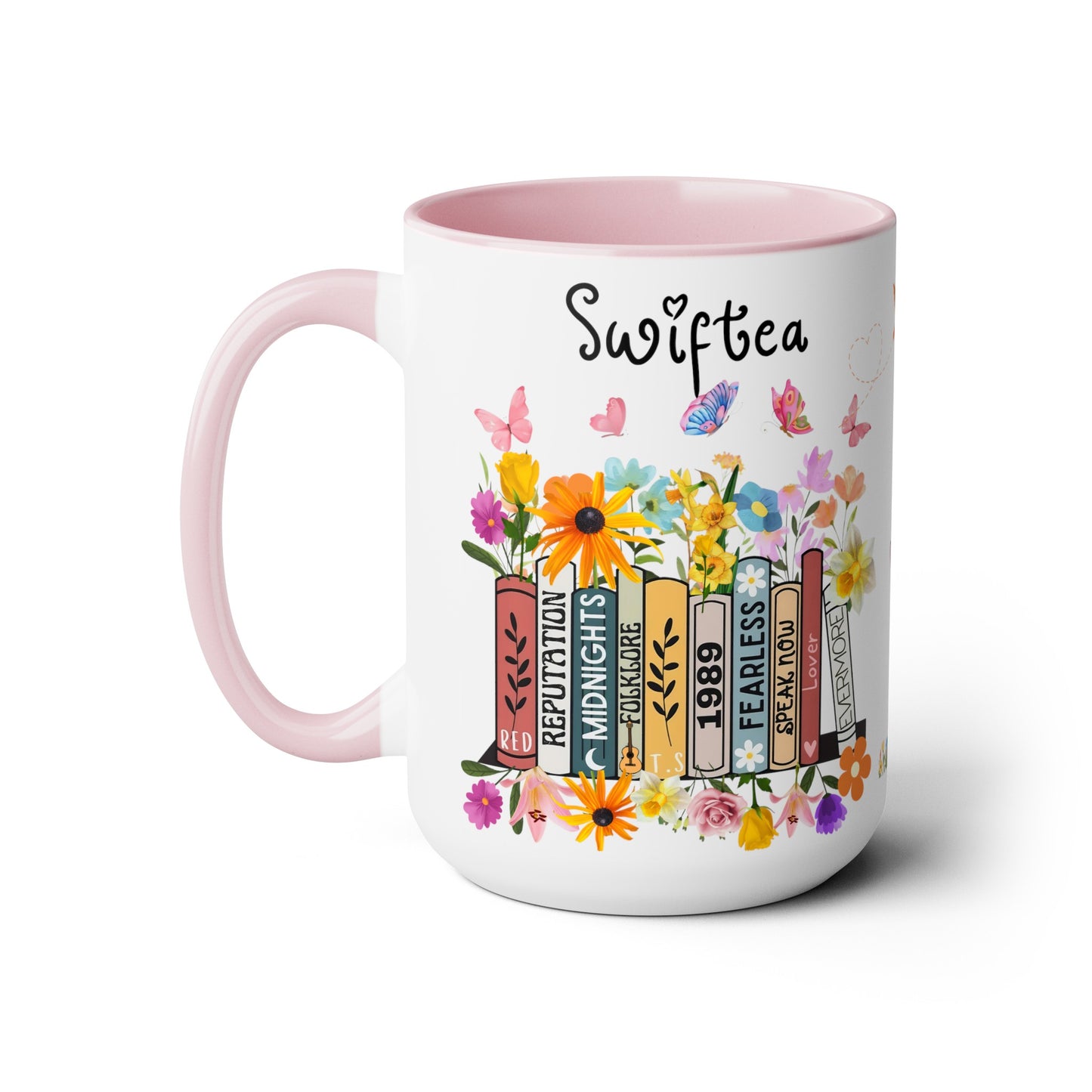 Swiftea Coffee Mug| Swiftie Coffee Cup| Taylor Coffee Cup 15oz| Taylor Mug| Music Album As Books| Swiftie Cup| Girl Fans Merch| Taylor Album