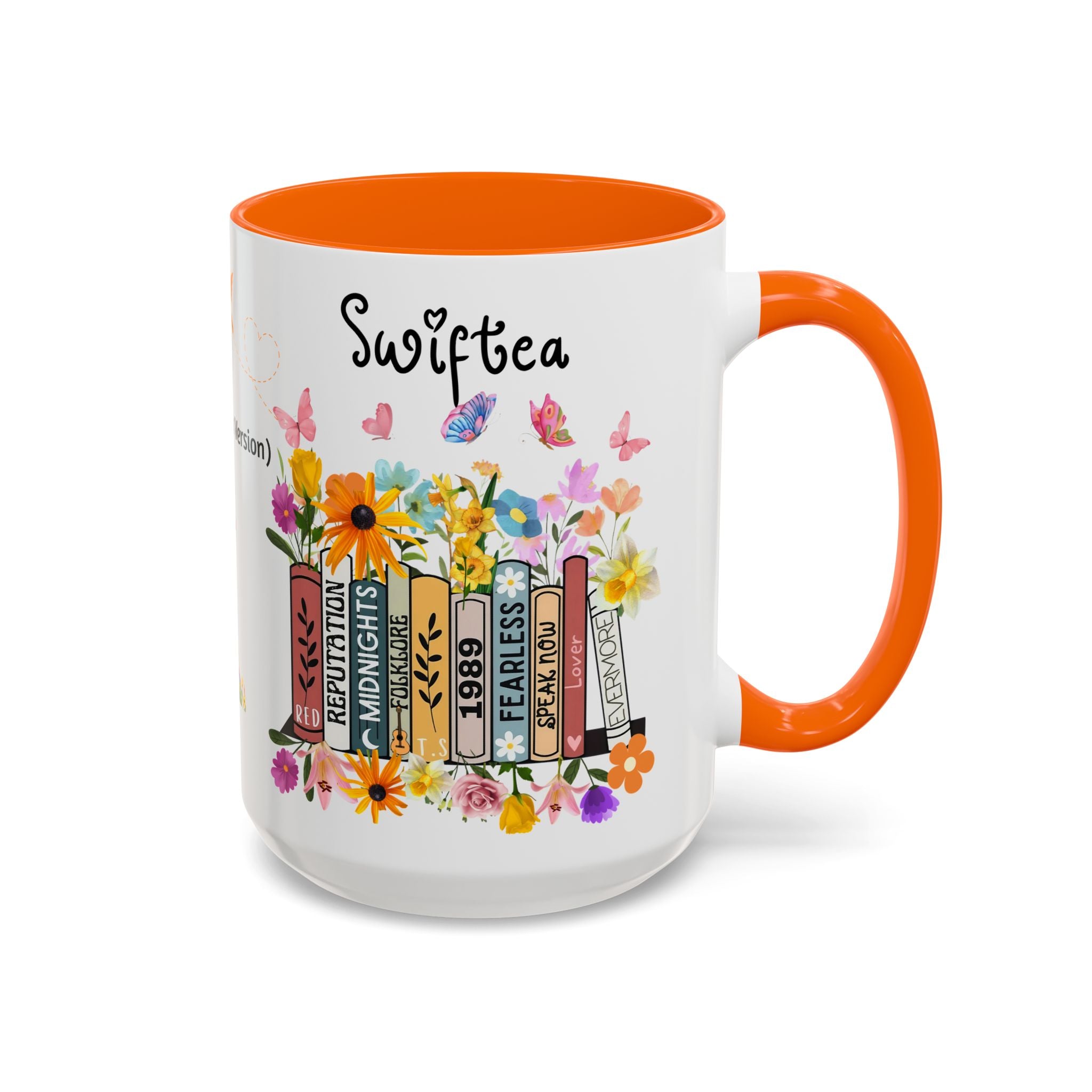 Swiftea Personalized Accent Coffee Mug — Cute Tea-Loving Swiftie 11/15oz