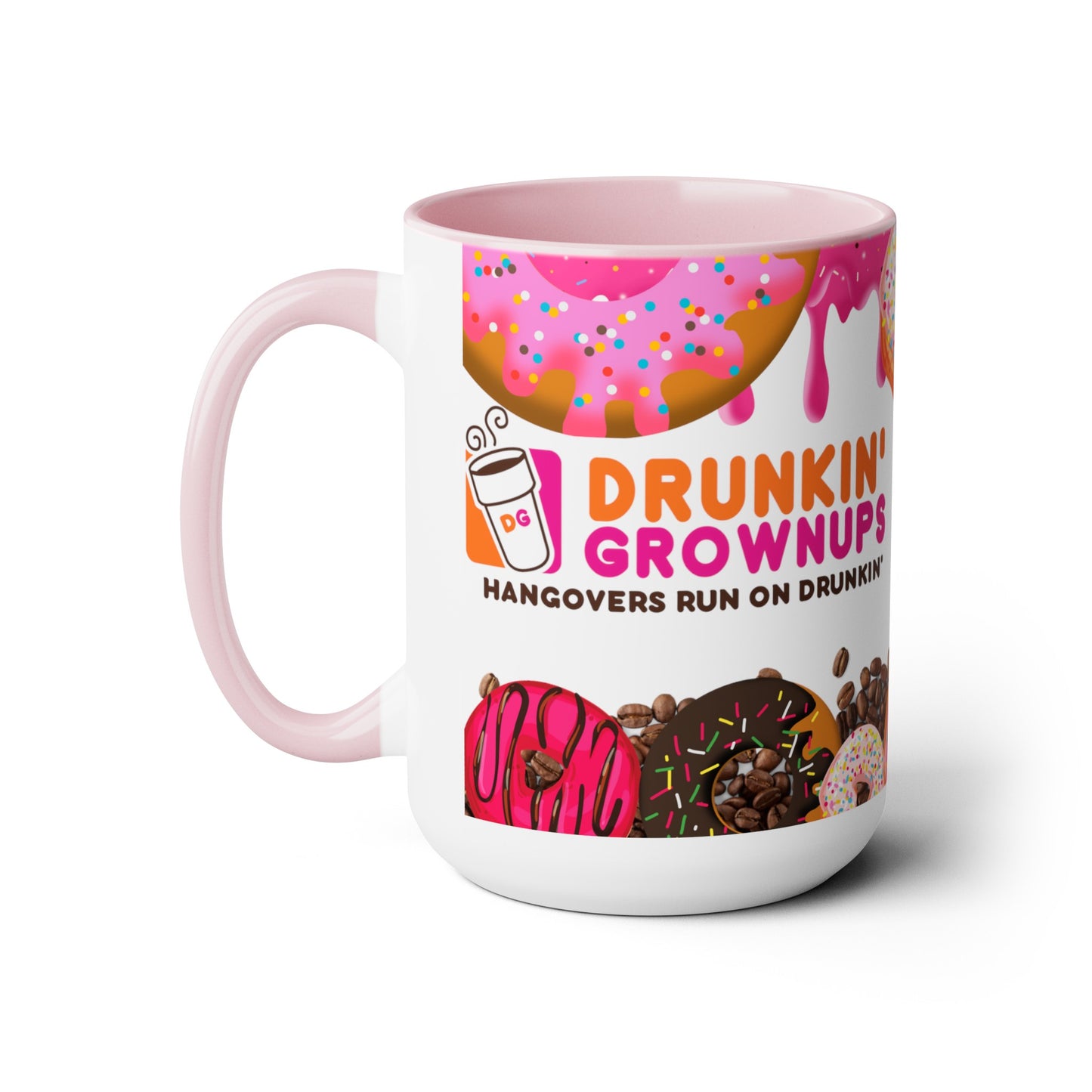 Drunkin Grownups 15oz Mug Funny Coffee Gifts Cool Mugs Adult Humor Mug Cool Coffee Cup Unique Mug Women Coffee Mug Men Gift Ceramic Mug Meme