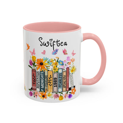 Swiftea Coffee Mug| Swiftie Coffee Cup| Taylor Coffee Cup 11oz| Taylor Mug| Music Album As Books| Swiftie Cup| Girl Fans Merch| Taylor Album