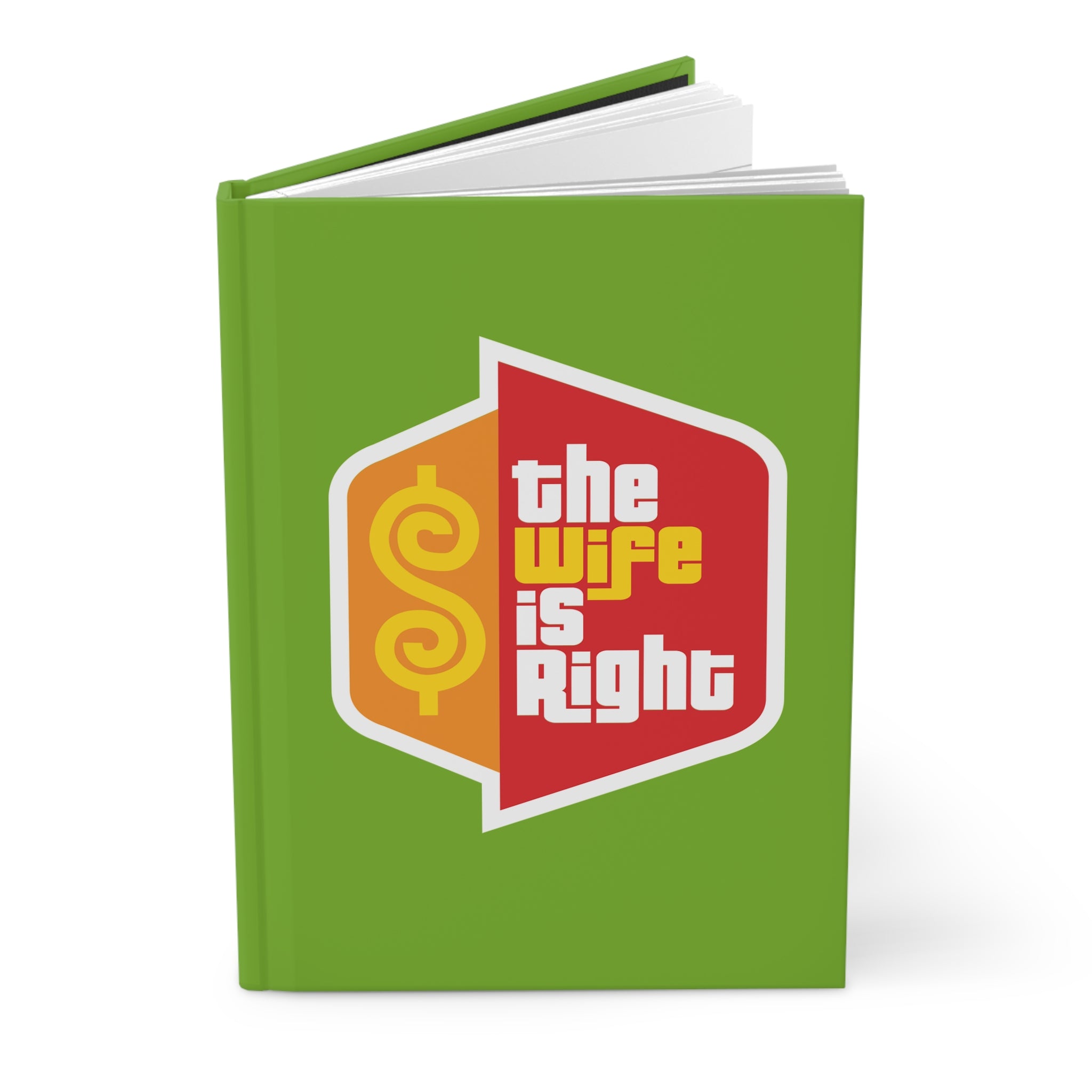 Hardcover Journal — “The Wife Is Right” Retro Game - Show Notebook - The Luxx Express
