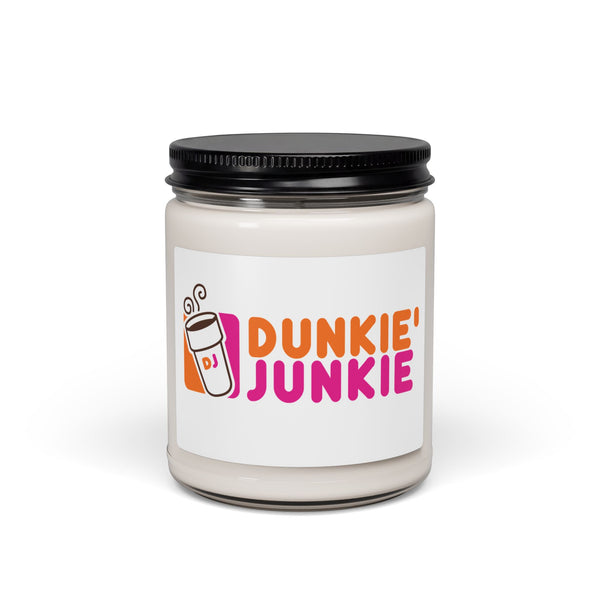 Dunkie Junkie Coffee Mug Funny Aromatherapy Candle, Glass Jar Soy Wax Blend, 9oz, Gift for Home, Relaxing Scent, Eco - Friendly, Handmade - The Luxx Express