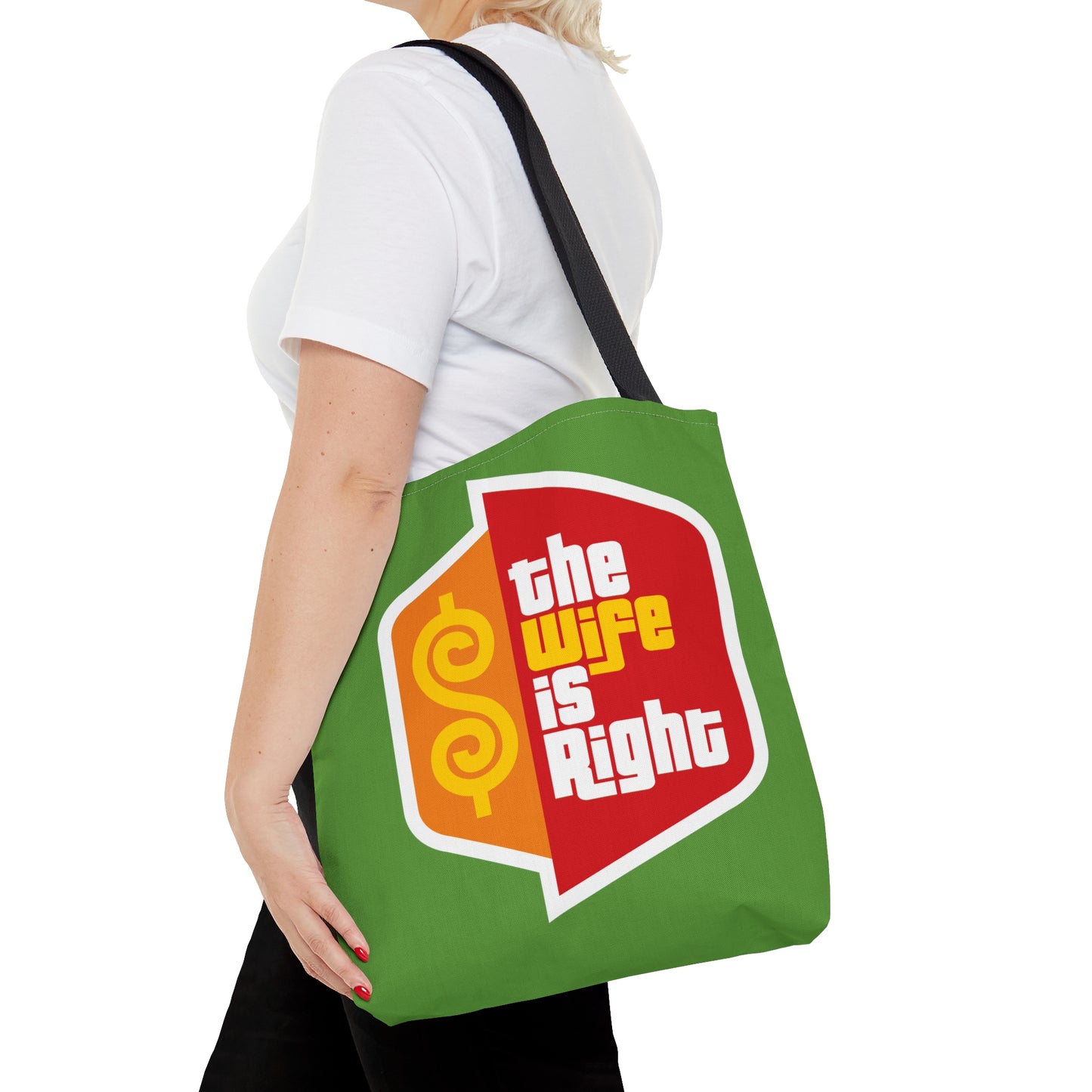 The Wife is Right Tote Bag - A Hilarious & Practical Festive Stylish Gift for All - Holiday Xmas Perfect Gift - Beach Bag Holiday Canvas Bag