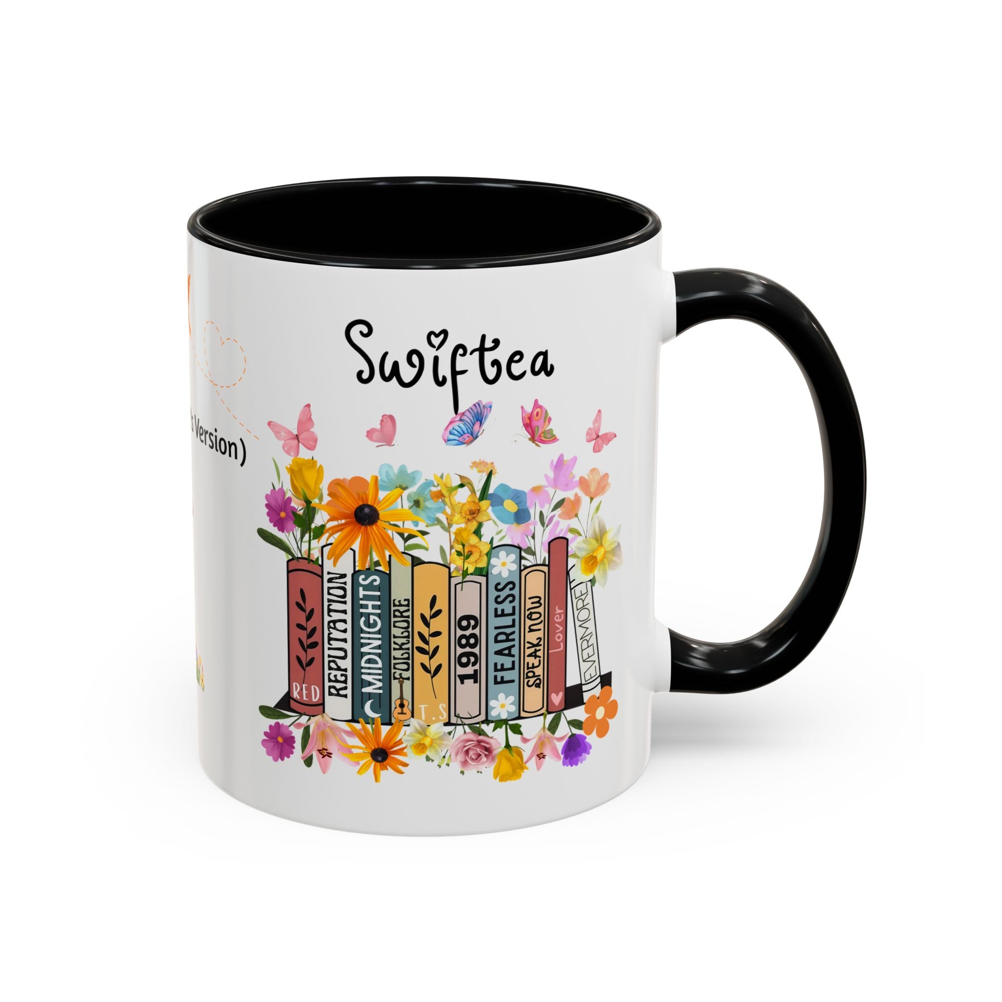 Swiftea Personalized Accent Coffee Mug — Cute Tea-Loving Swiftie 11/15oz