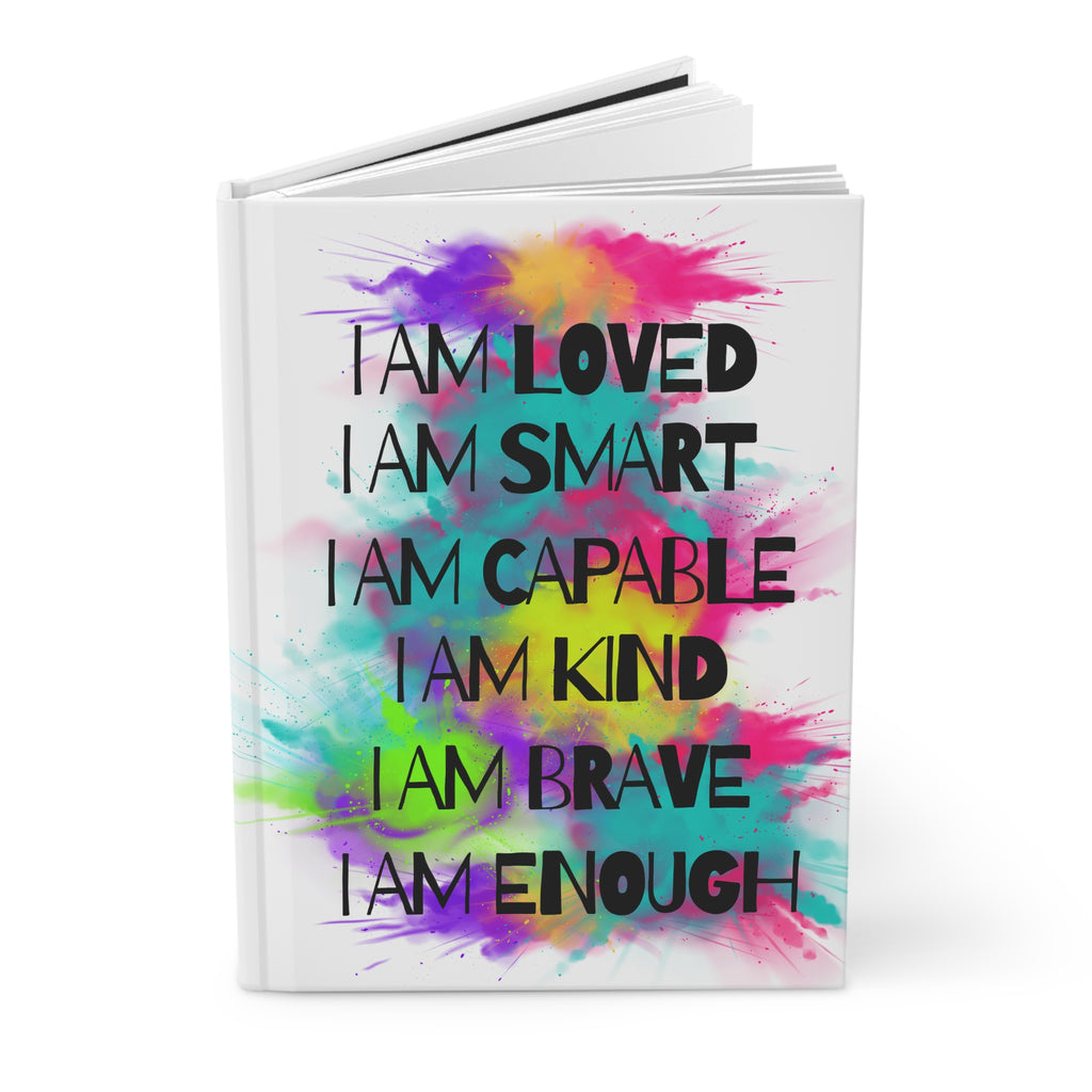 Affirmation I Am Enough Hardcover Journal Matte - The Luxx Express