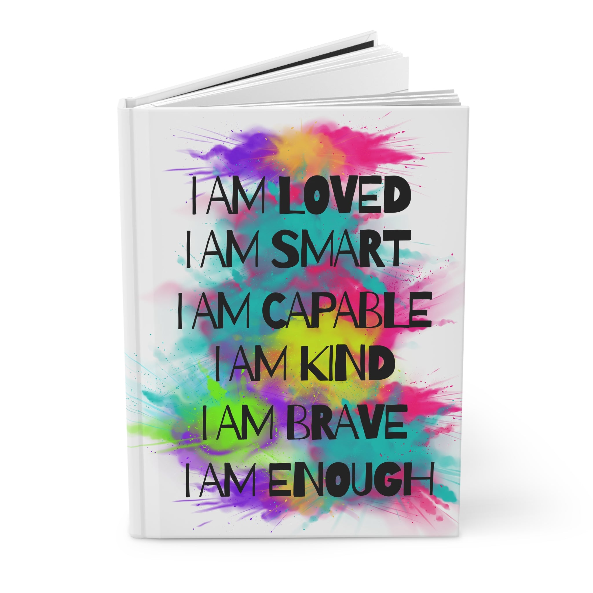 Affirmation I Am Enough Hardcover Journal Matte - The Luxx Express