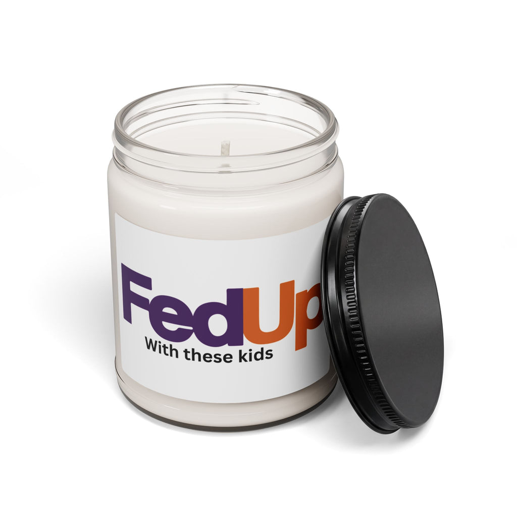 Fed Up With These Damn Kids Back and Body Hurts Aromatherapy Candle, Glass Jar Soy Wax Blend, 9oz, Gift for Home, Relaxing Scent, Eco - Friendly, Handmade - The Luxx Express
