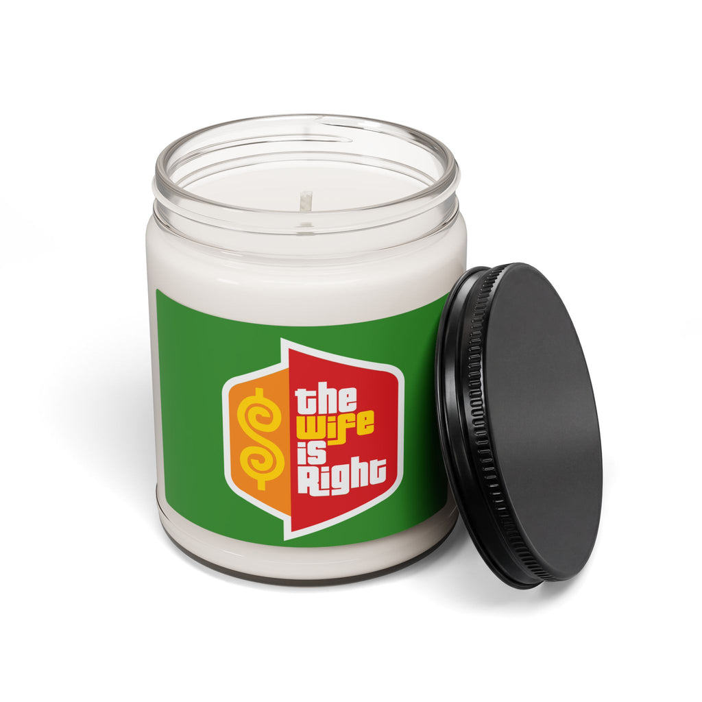 The Wife Is Right Aromatherapy Candle, Glass Jar Soy Wax Blend, 9oz, Gift for Home, Relaxing Scent, Eco - Friendly, Handmade - The Luxx Express