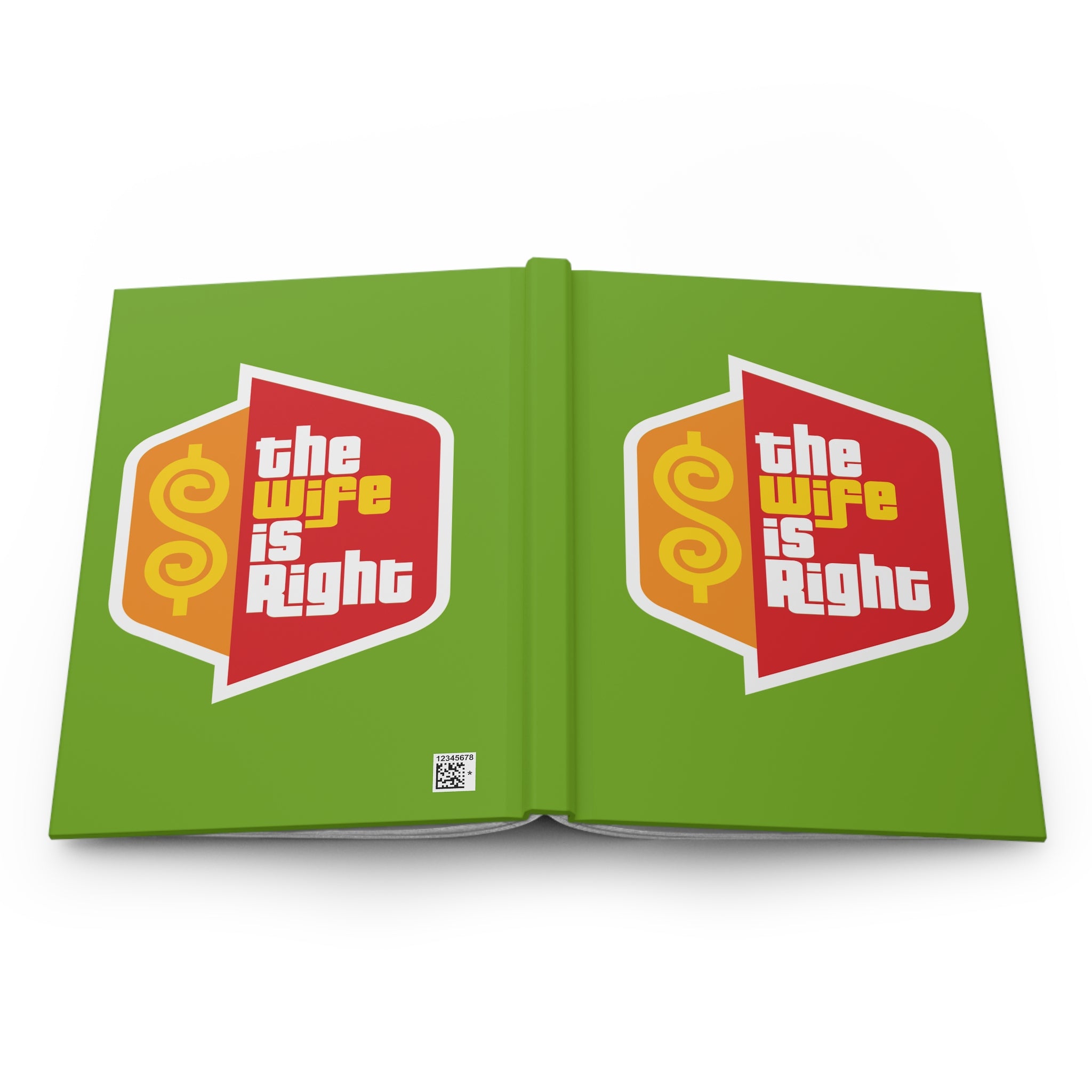 Hardcover Journal — “The Wife Is Right” Retro Game - Show Notebook - The Luxx Express