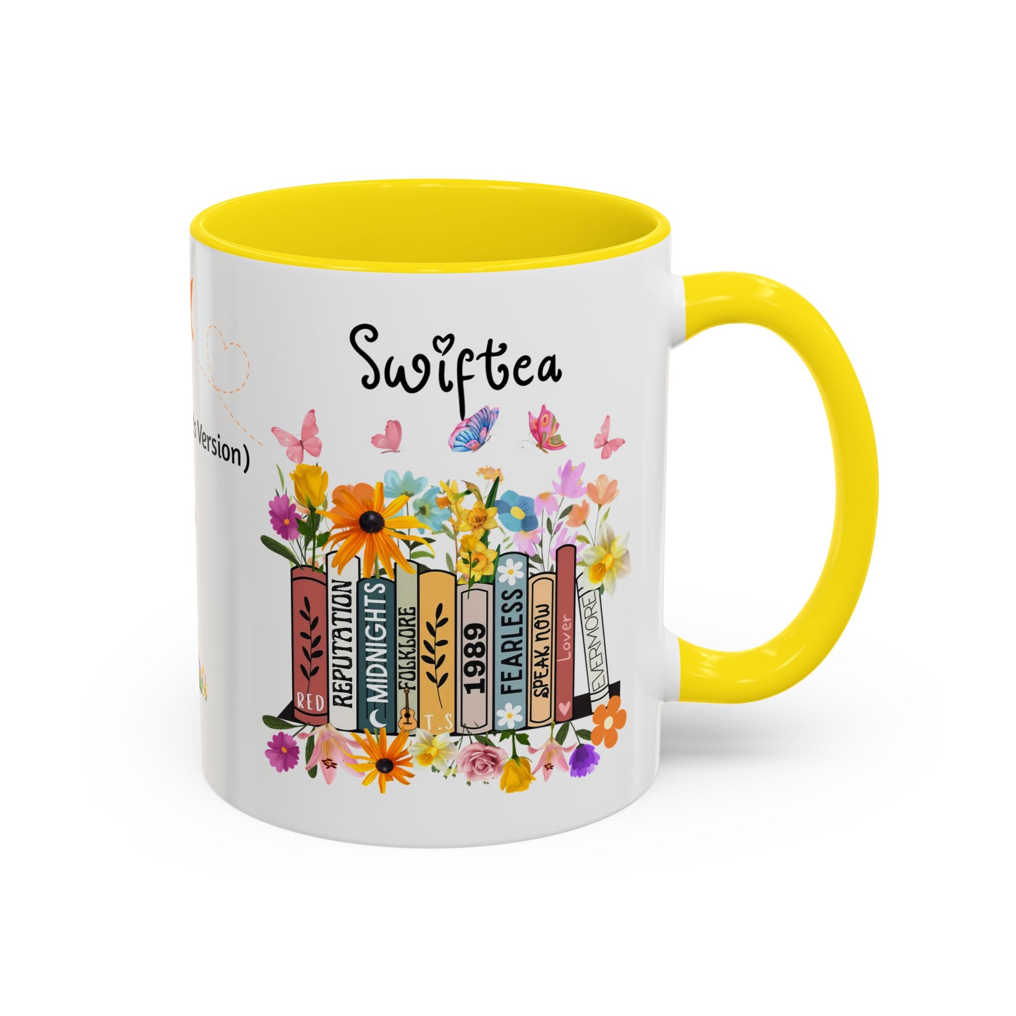Swiftea Personalized Accent Coffee Mug — Cute Tea-Loving Swiftie 11/15oz
