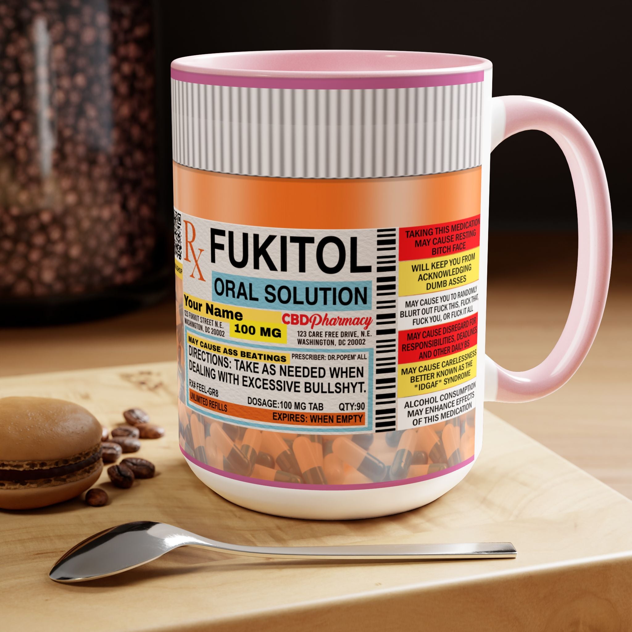 Fukitol Adult Humor Celebrity Favorite Sarcastic Novelty Mug - The Luxx Express