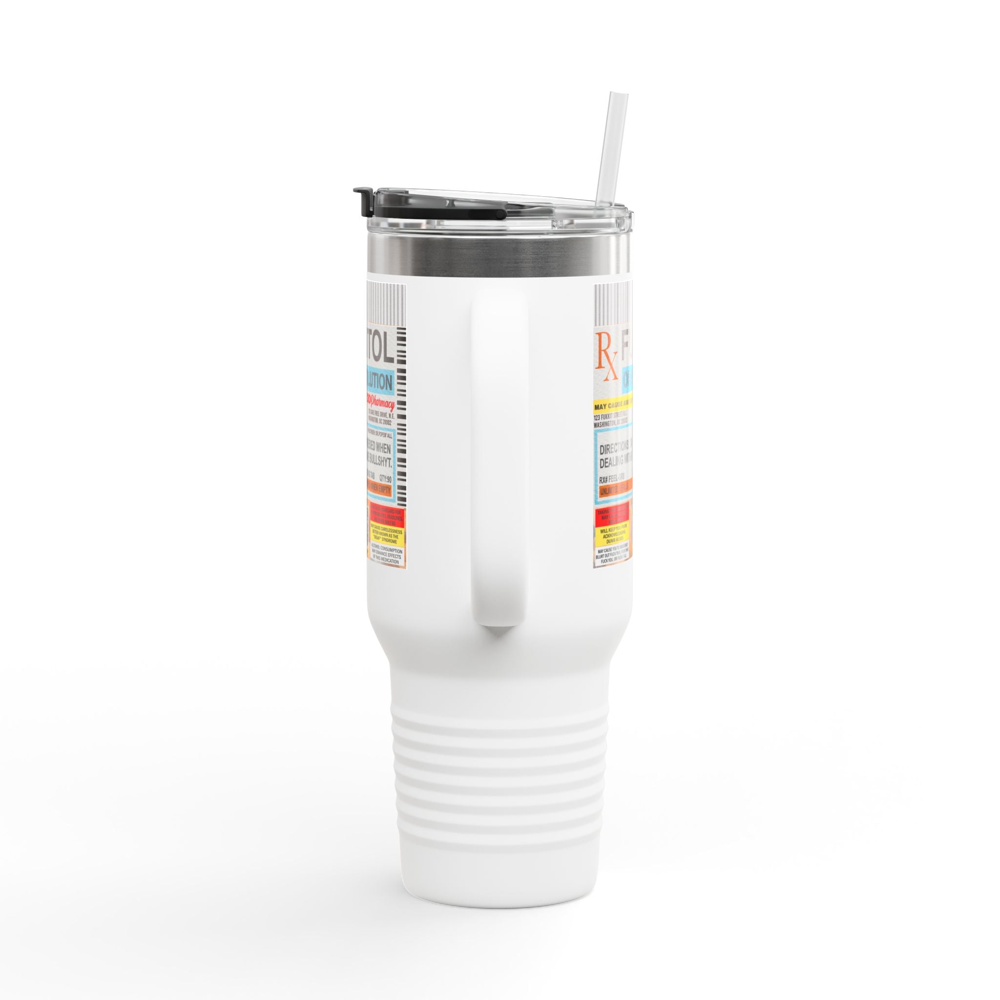 40oz Insulated Travel Mug — "Fukitol" Stainless Steel Tumbler - The Luxx Express