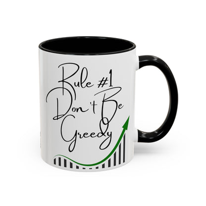 Dont Be Greedy Stock Market Mug