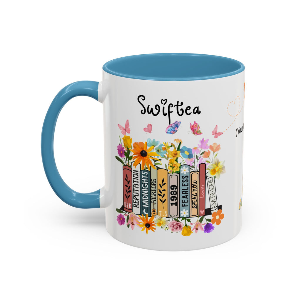 Swiftea Personalized Accent Coffee Mug — Cute Tea - Loving Swiftie 11/15oz - The Luxx Express