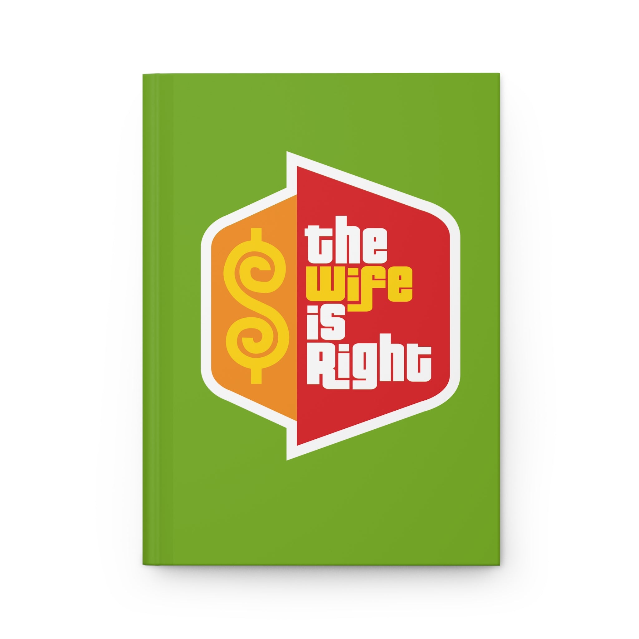 Hardcover Journal — “The Wife Is Right” Retro Game - Show Notebook - The Luxx Express
