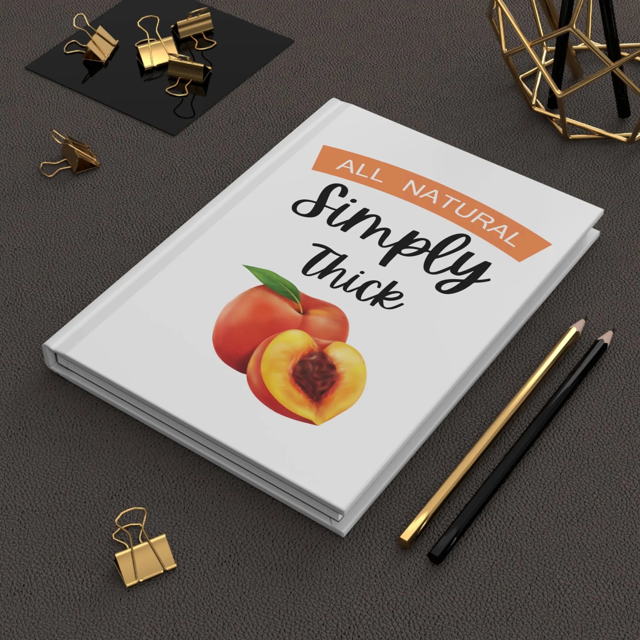 Hardcover Matte Journal – Thick Board Notebook With Sewn Binding & Perforated Pages Printify