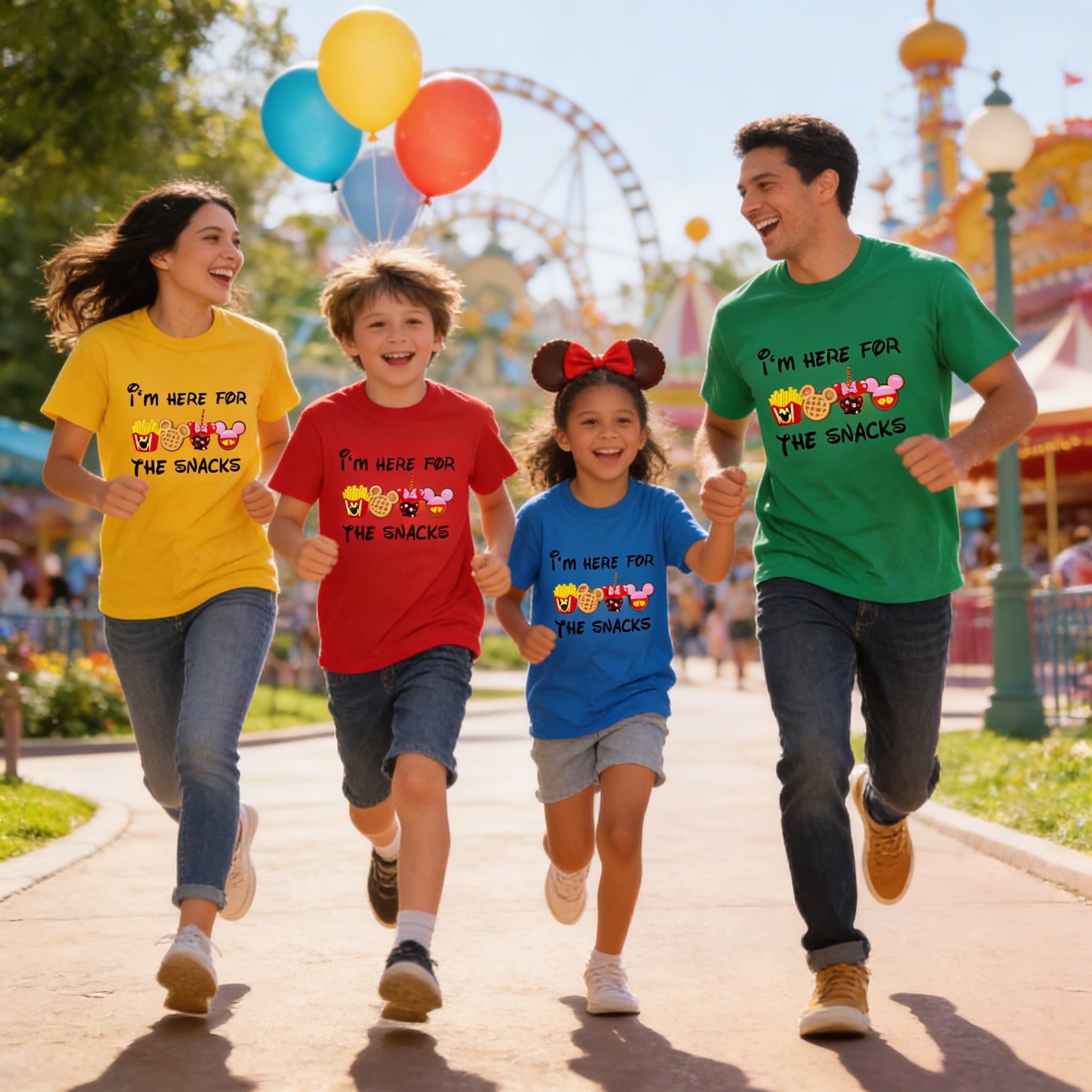 Funny Snack T Shirt – Theme Park Tee | Family Vacation Shirt | Comfortable Cotton Tee - The Luxx Express