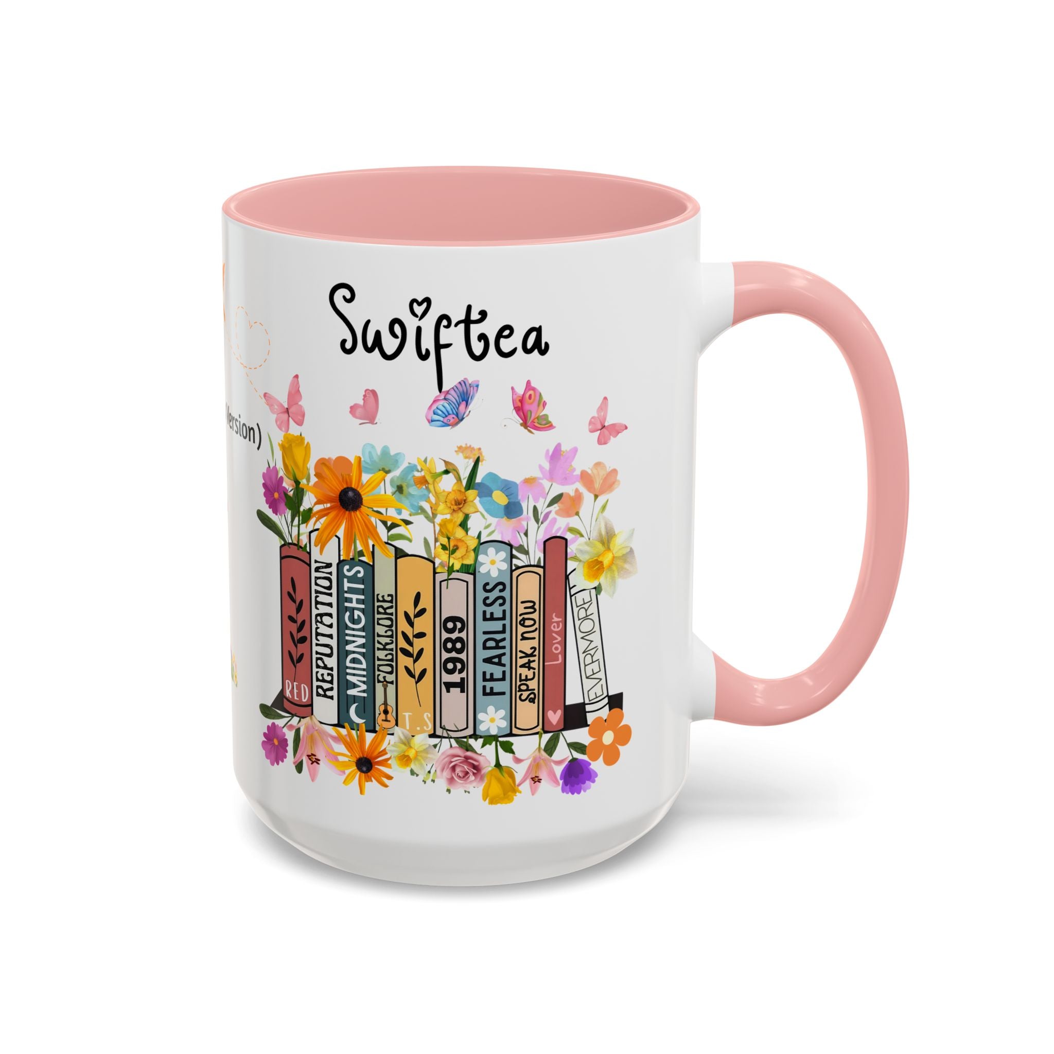 Swiftea Personalized Accent Coffee Mug — Cute Tea-Loving Swiftie 11/15oz