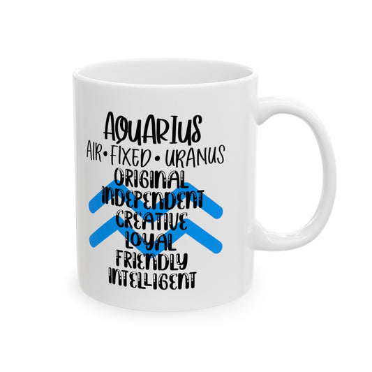 Zodiac Sign Aquarius  Coffee 11 oz Mug