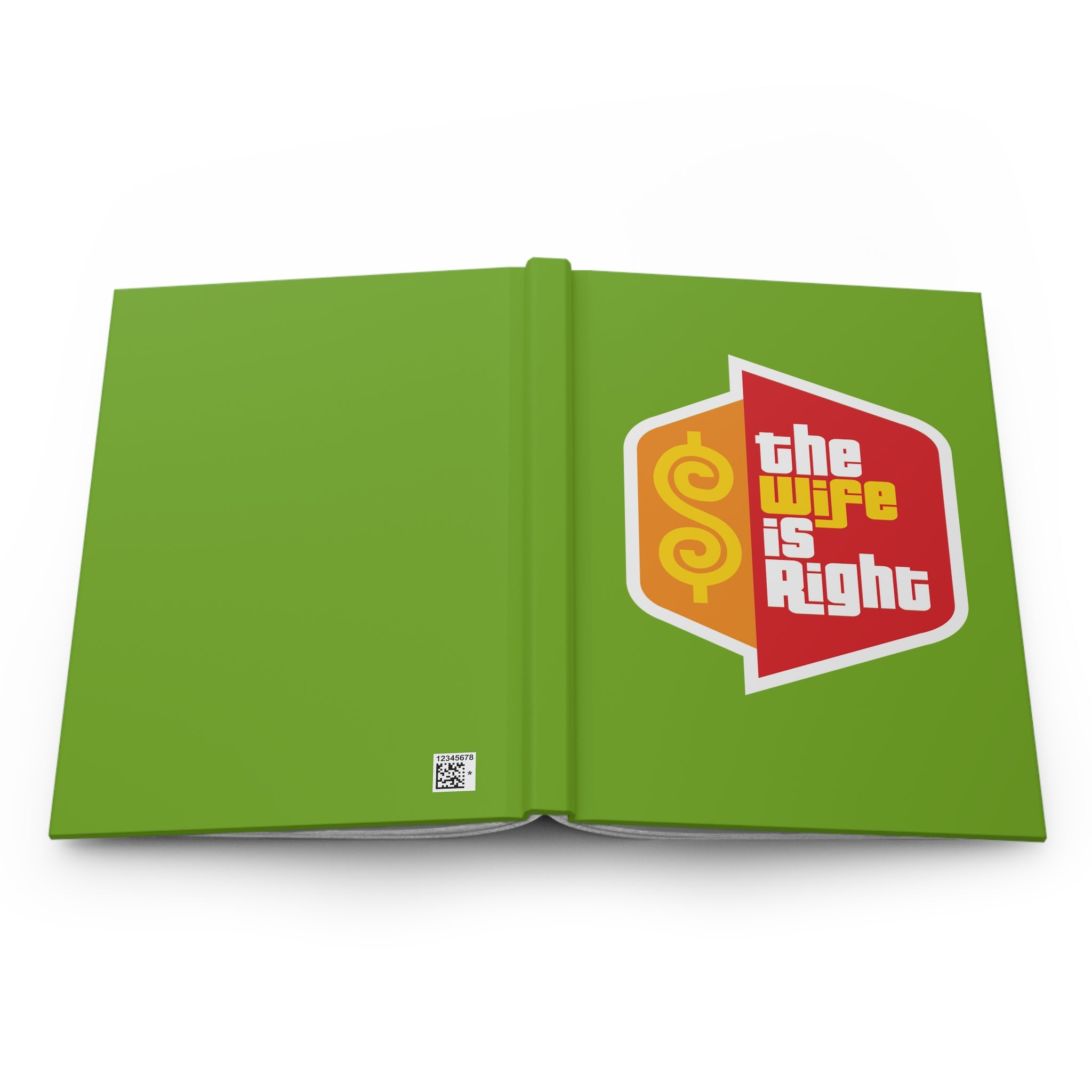 Hardcover Journal — “The Wife Is Right” Retro Game - Show Notebook - The Luxx Express
