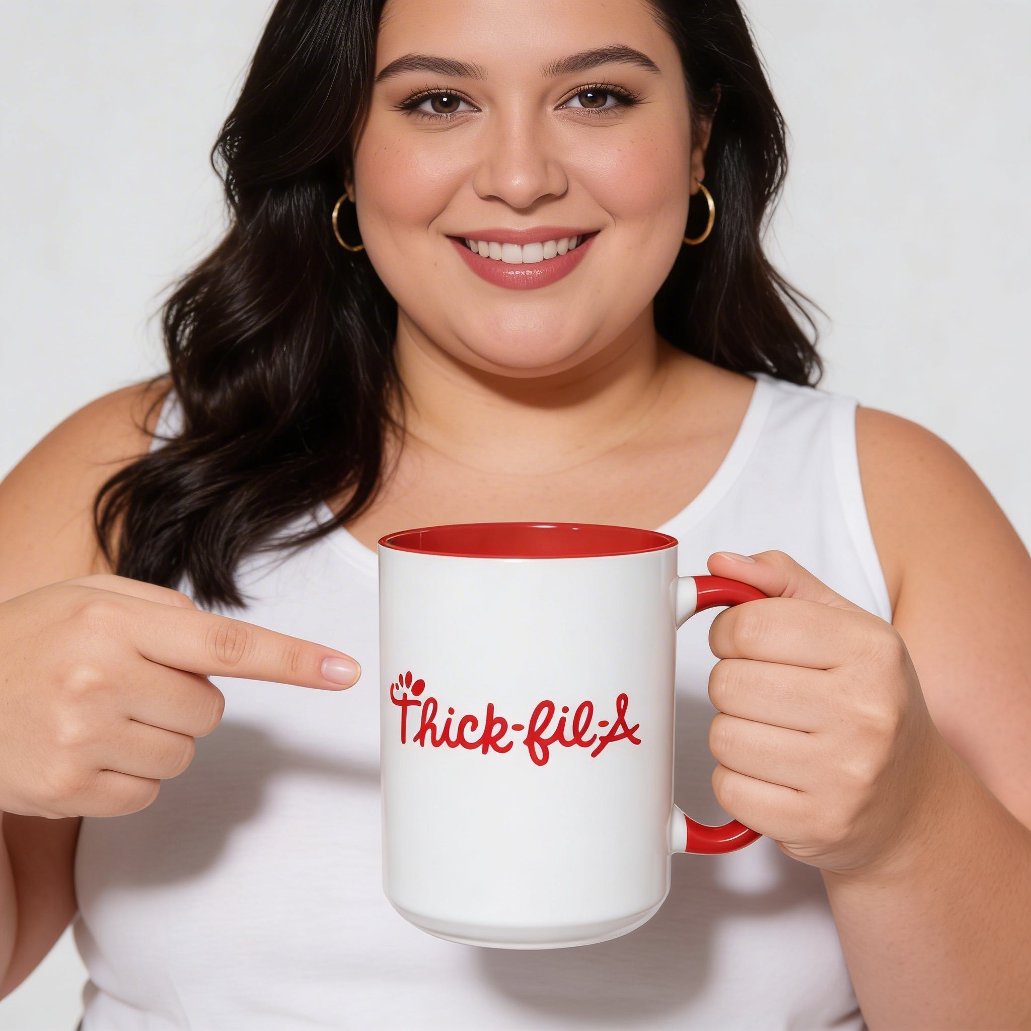 Funny Coffee Mug - Ceramic Coffee Cup With Colored Handle & Glossy Finish - The Luxx Express