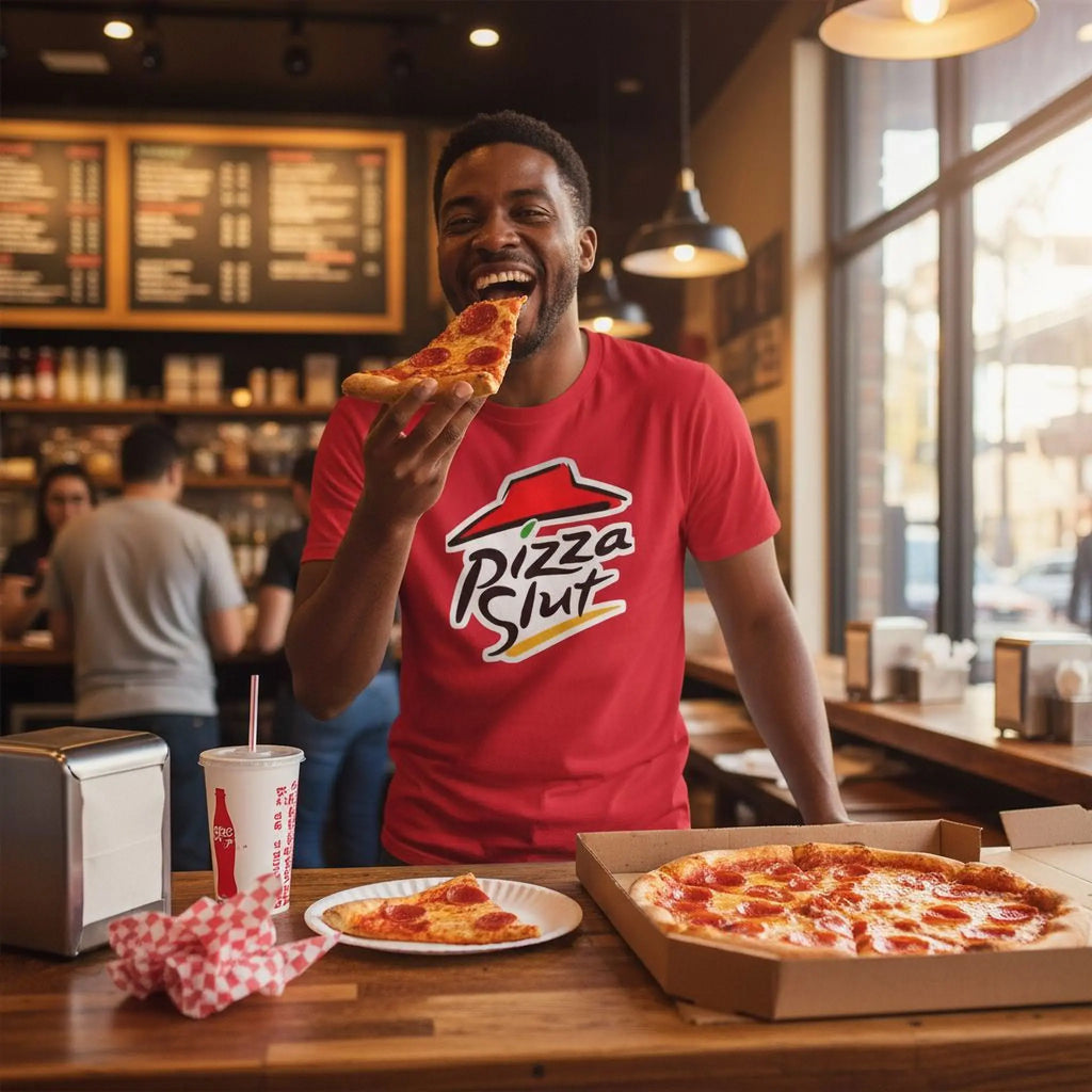 Pizza Slut Funny Tee Hilarious Party T-Shirt - The Luxx Express