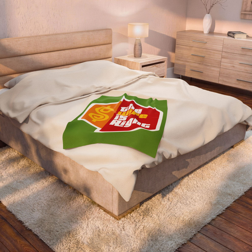 The Wife Is Right Velveteen Plush Blanket — Cozy Throw for Relaxation - The Luxx Express