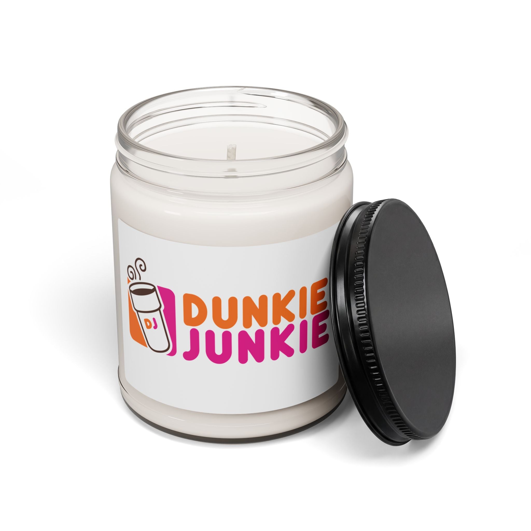 Dunkie Junkie Coffee Mug Funny Aromatherapy Candle, Glass Jar Soy Wax Blend, 9oz, Gift for Home, Relaxing Scent, Eco - Friendly, Handmade - The Luxx Express