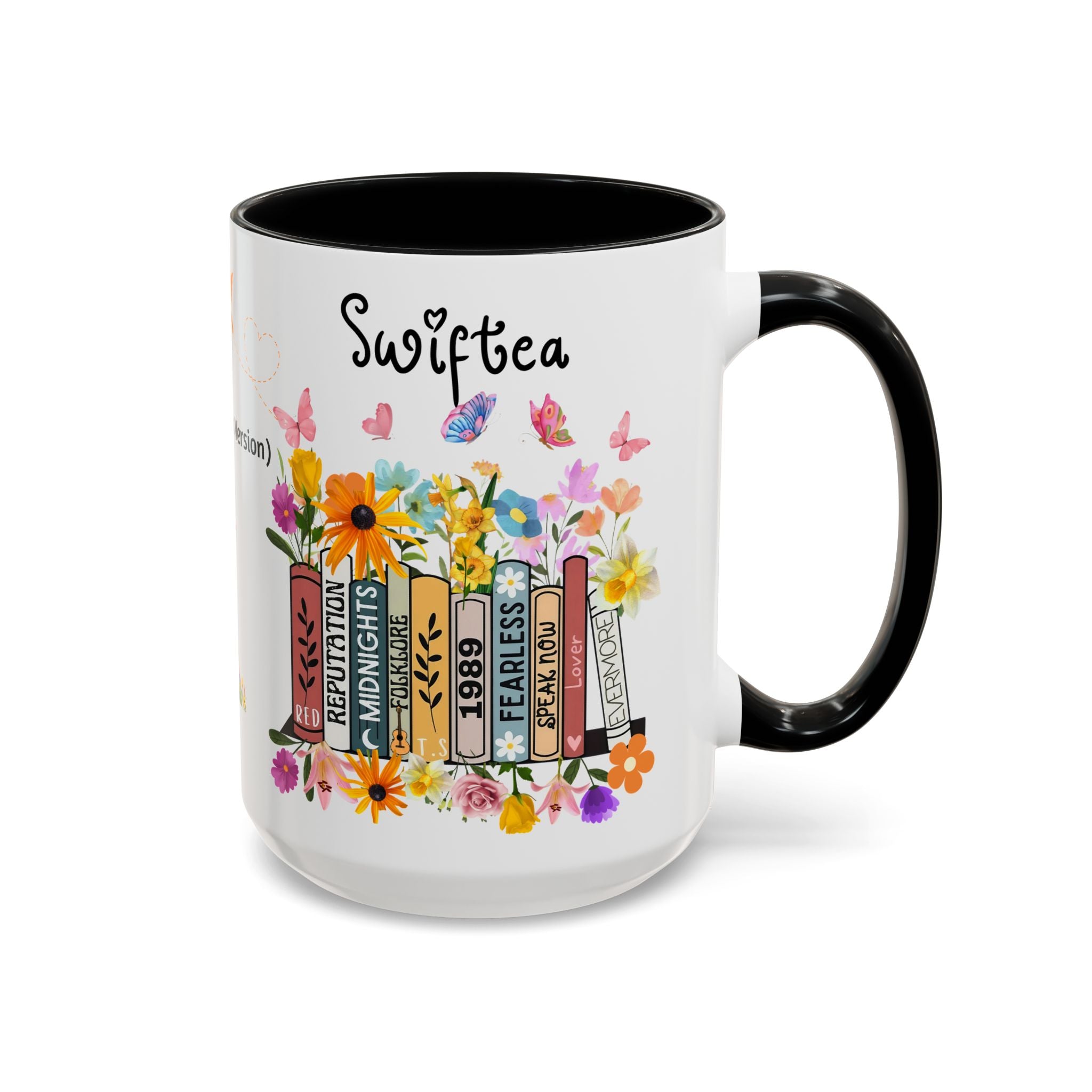 Swiftea Personalized Accent Coffee Mug — Cute Tea-Loving Swiftie 11/15oz