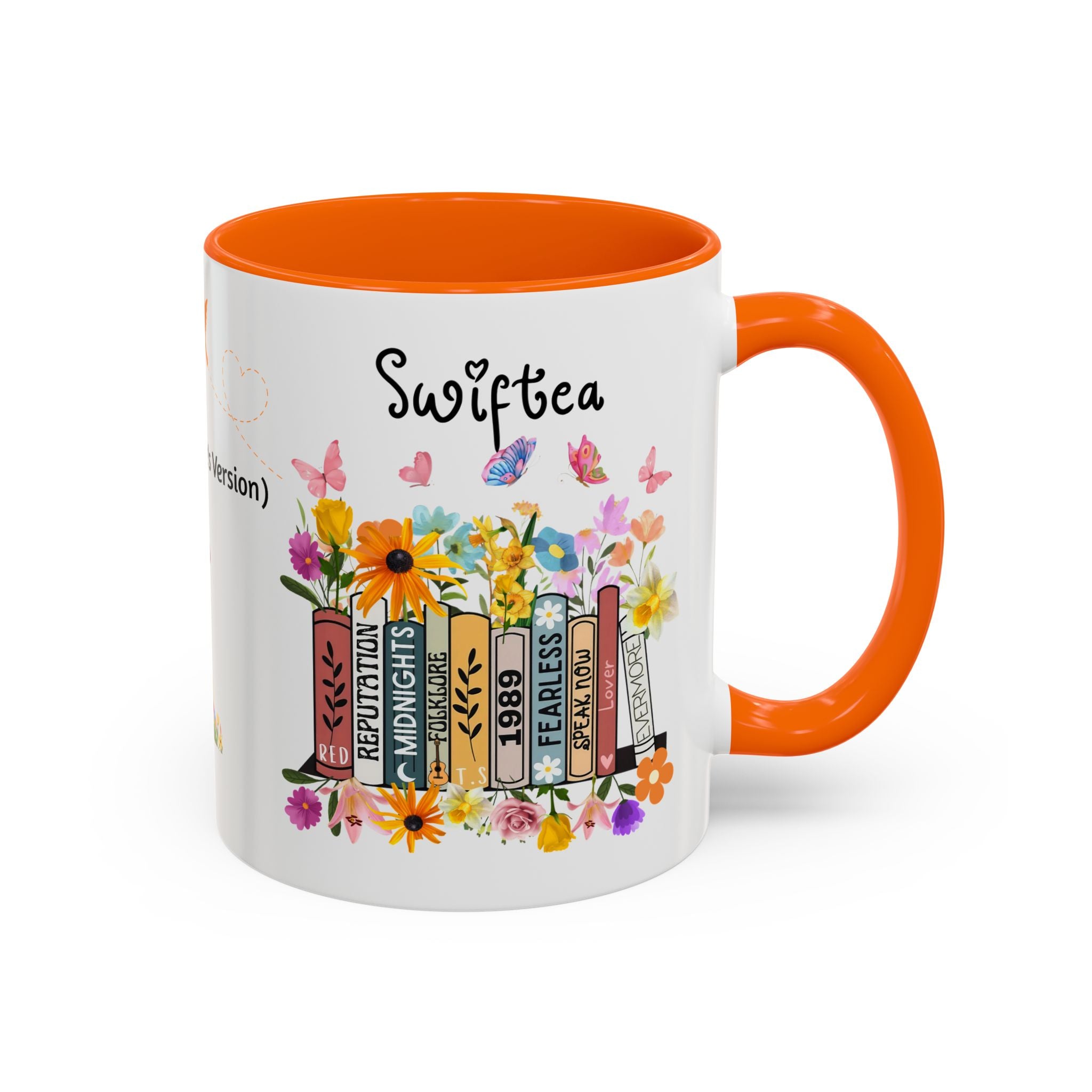 Swiftea Personalized Accent Coffee Mug — Cute Tea-Loving Swiftie 11/15oz