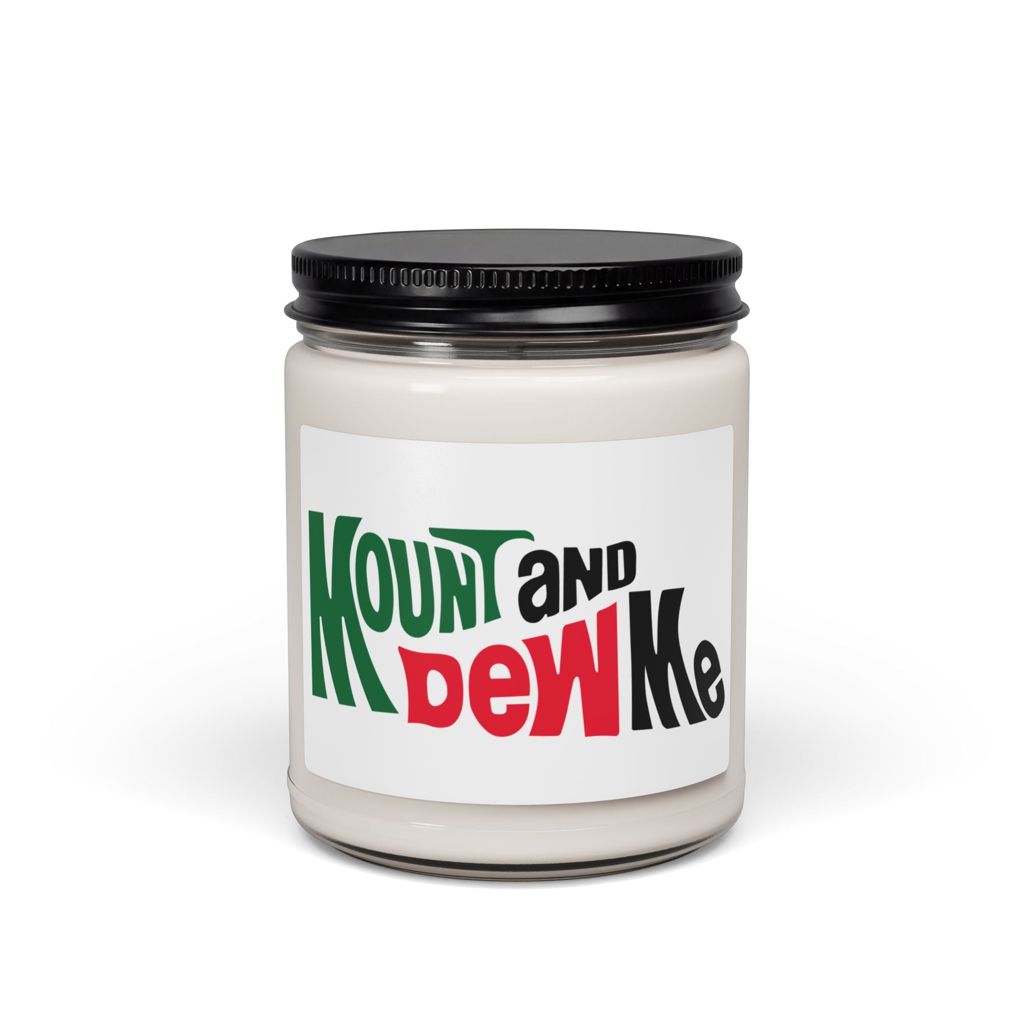 Mount and Dew Me Funny Coffee Mug Aromatherapy Candle, Glass Jar Soy Wax Blend, 9oz, Gift for Home, Relaxing Scent, Eco - Friendly, Handmade - The Luxx Express