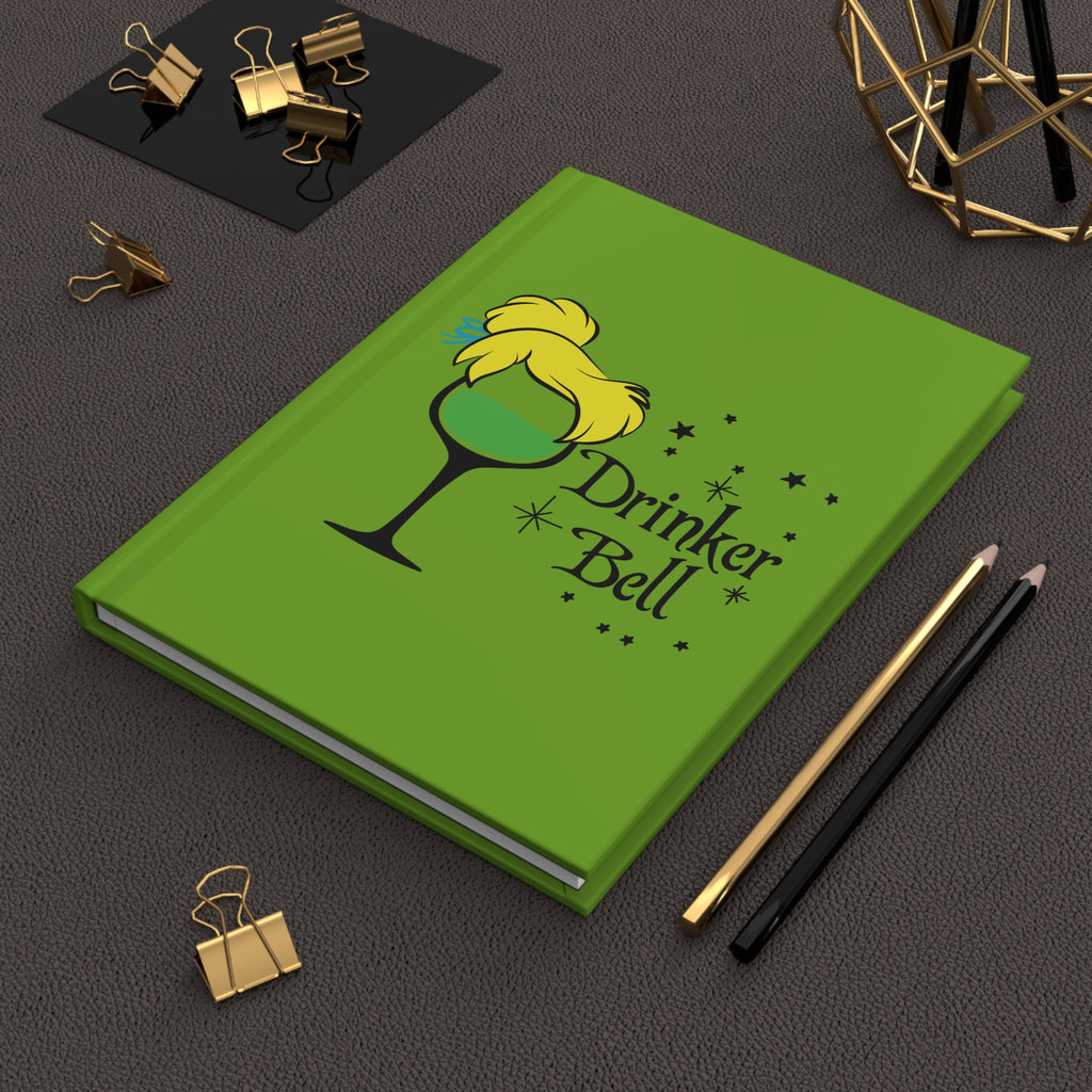 Drinker Bell Hardcover Journal — Fun Cocktail - Themed Matte Notebook - The Luxx Express