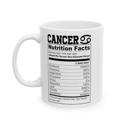 Cancer Zodiac Sign 11 oz Coffee Mug