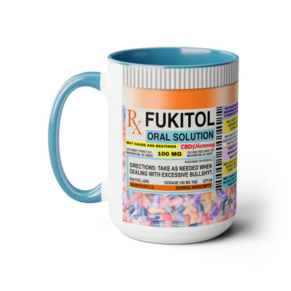Fukitol| Trending Mug| Sassy Coffee Mug| Meme Mugs| Coffee Cup Designs| Modern Mug| Blessed Coffee Mug| Funny Coffee Mug| Sarcasm Mug Unique