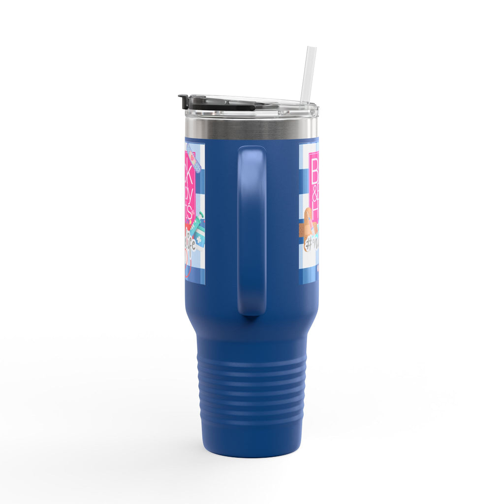 40oz Insulated Travel Mug — "Back and Body Hurts" Nurse Edition Comfort Tumbler - The Luxx Express