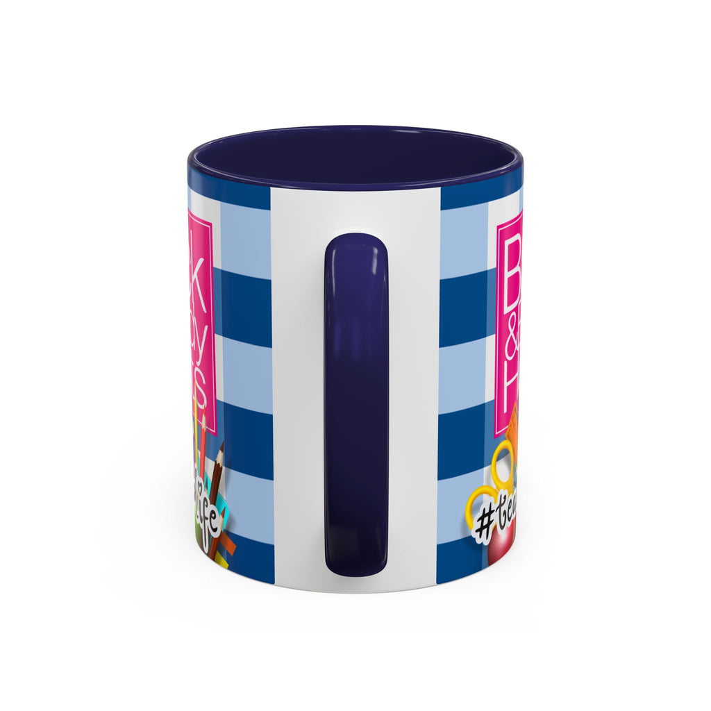 Teacher 'Back and Body Hurts' Accent Coffee Mug — 11/15oz Gift - The Luxx Express