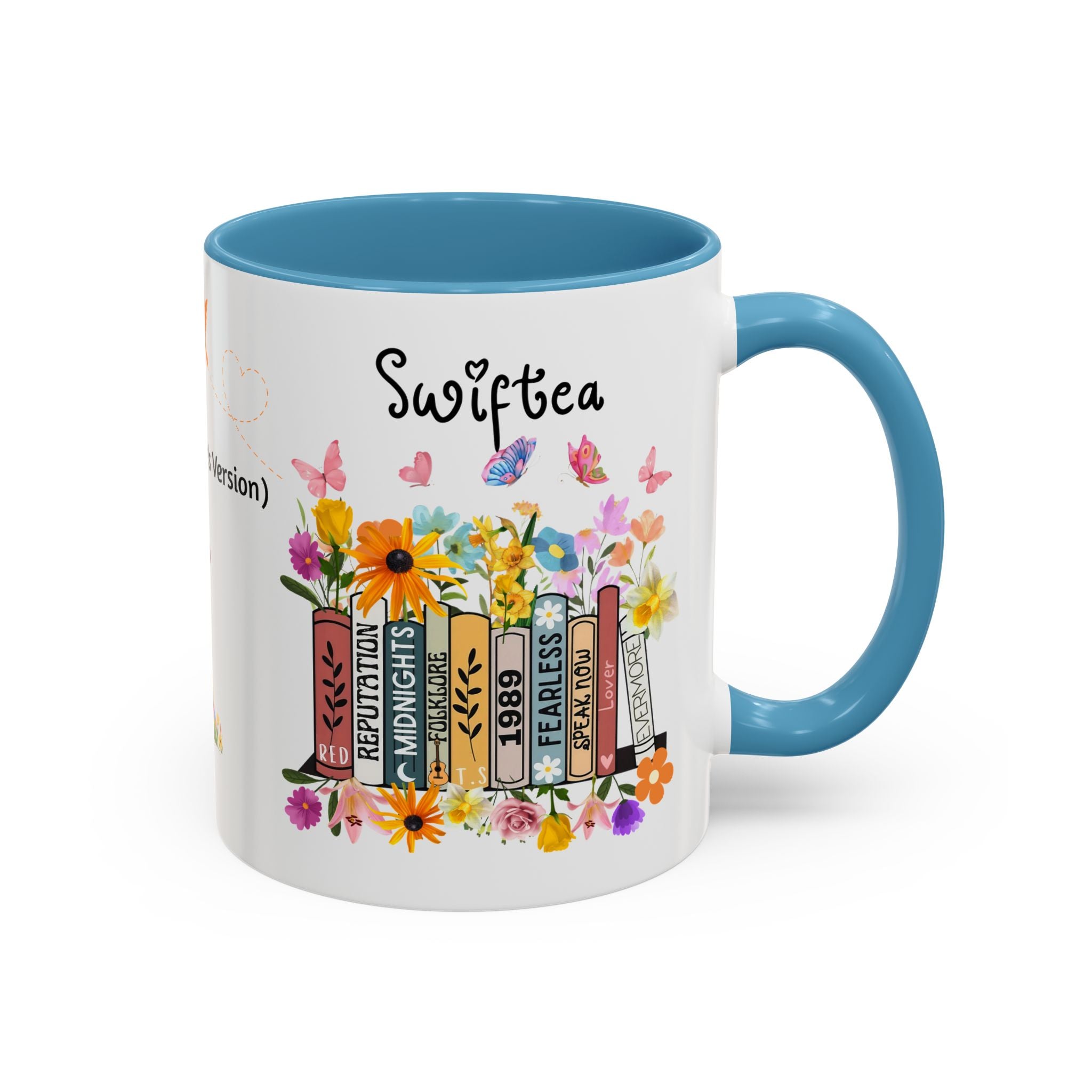 Swiftea Personalized Accent Coffee Mug — Cute Tea-Loving Swiftie 11/15oz