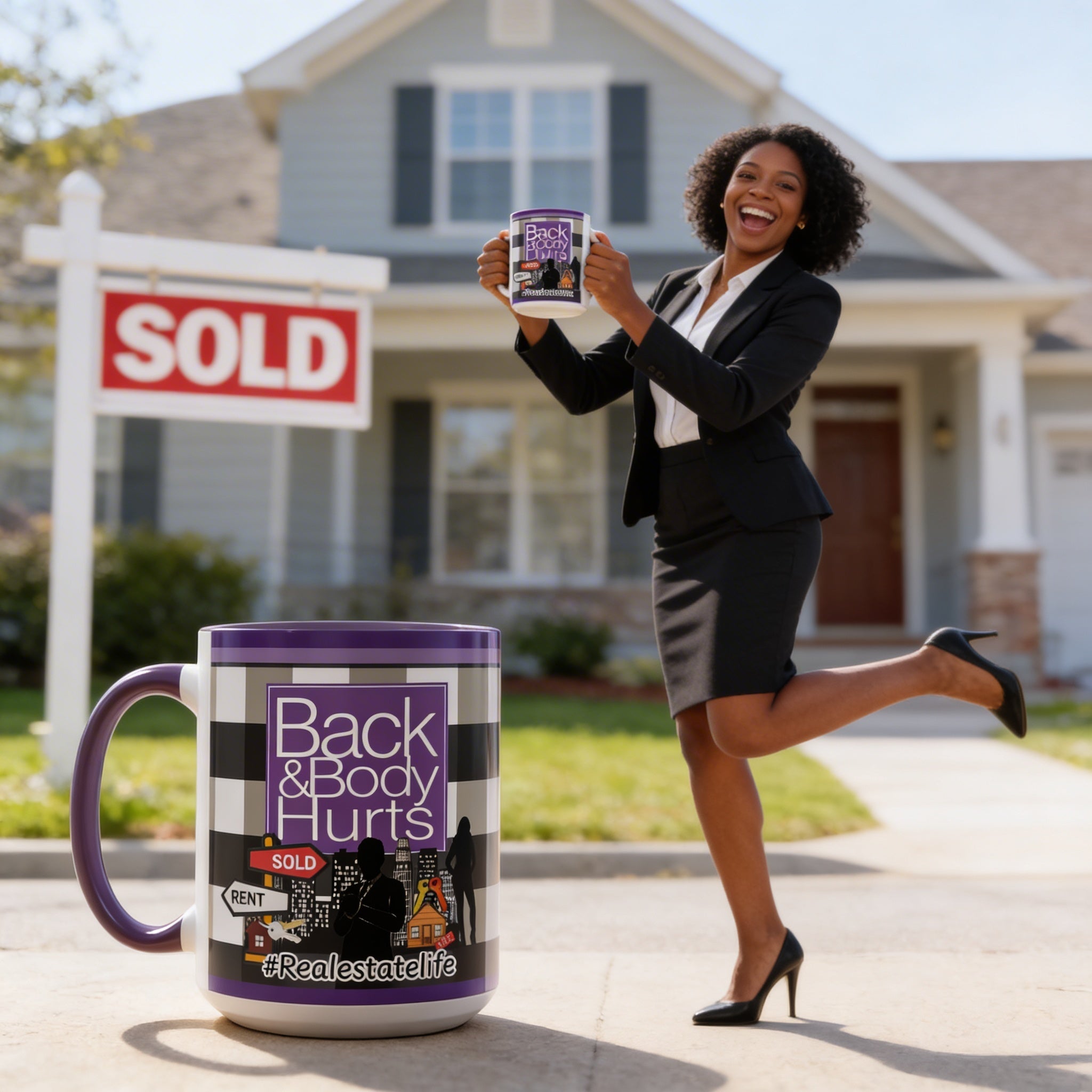 Real Estate Coffee Mug - Funny Realtor Mug | Dishwasher Safe Ceramic Cup - The Luxx Express