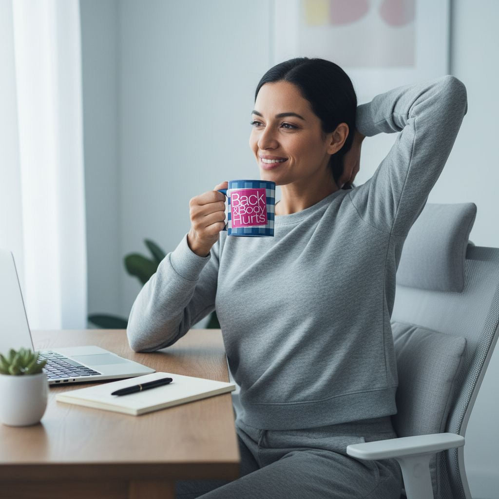 Funny Coffee Mug - Back & Body Hurts | Sassy 11oz or 15oz Ceramic Cup - The Luxx Express