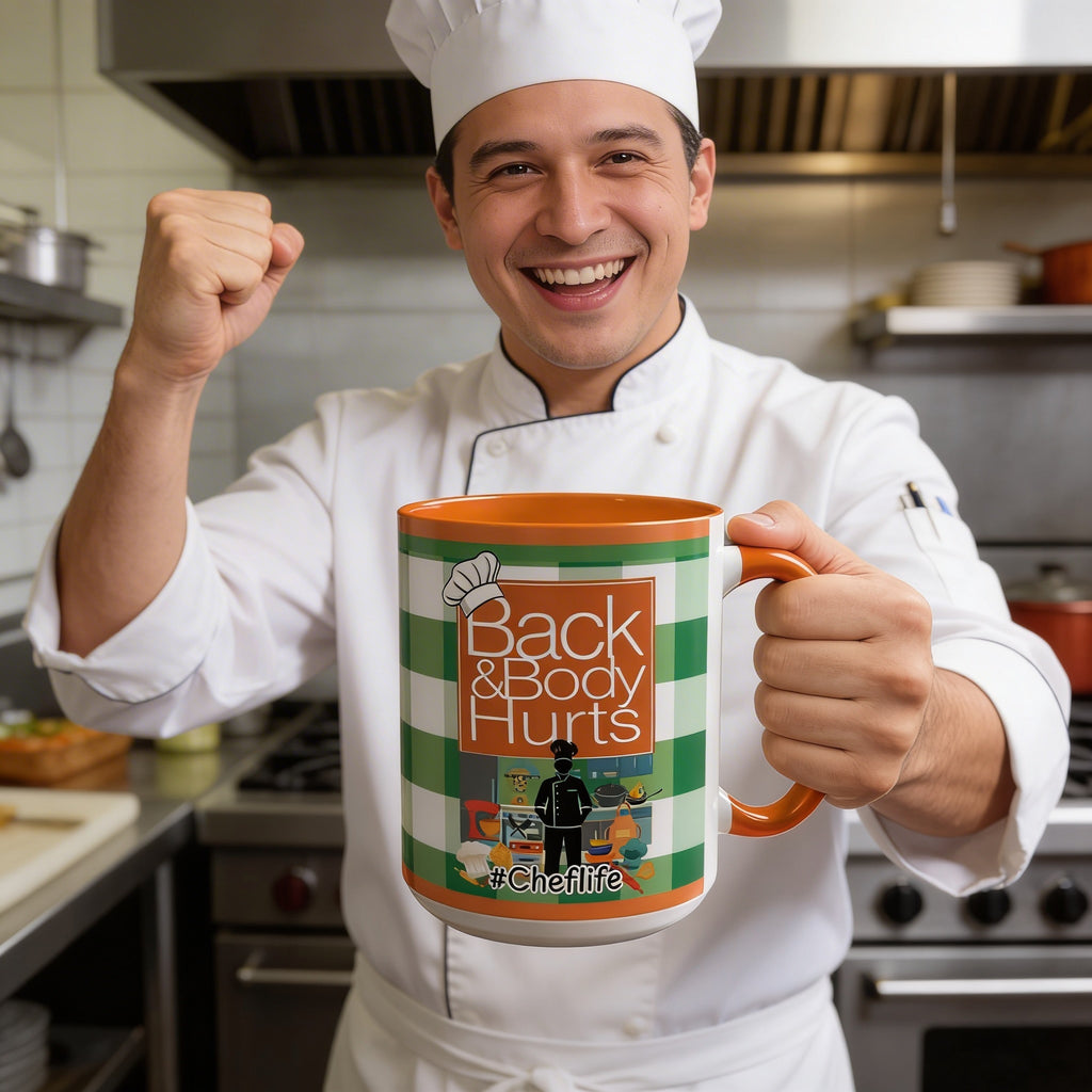 Chef Coffee Mug – Funny Ceramic Coffee Cup | Microwave Safe, Dishwasher Safe - The Luxx Express