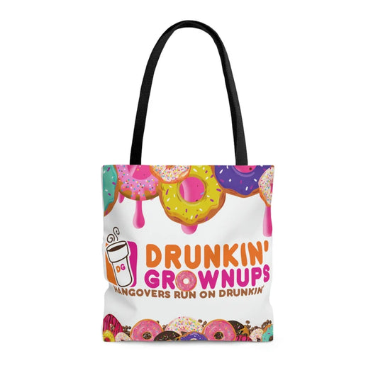 Coloful Drunkin Grownups Tote Bag