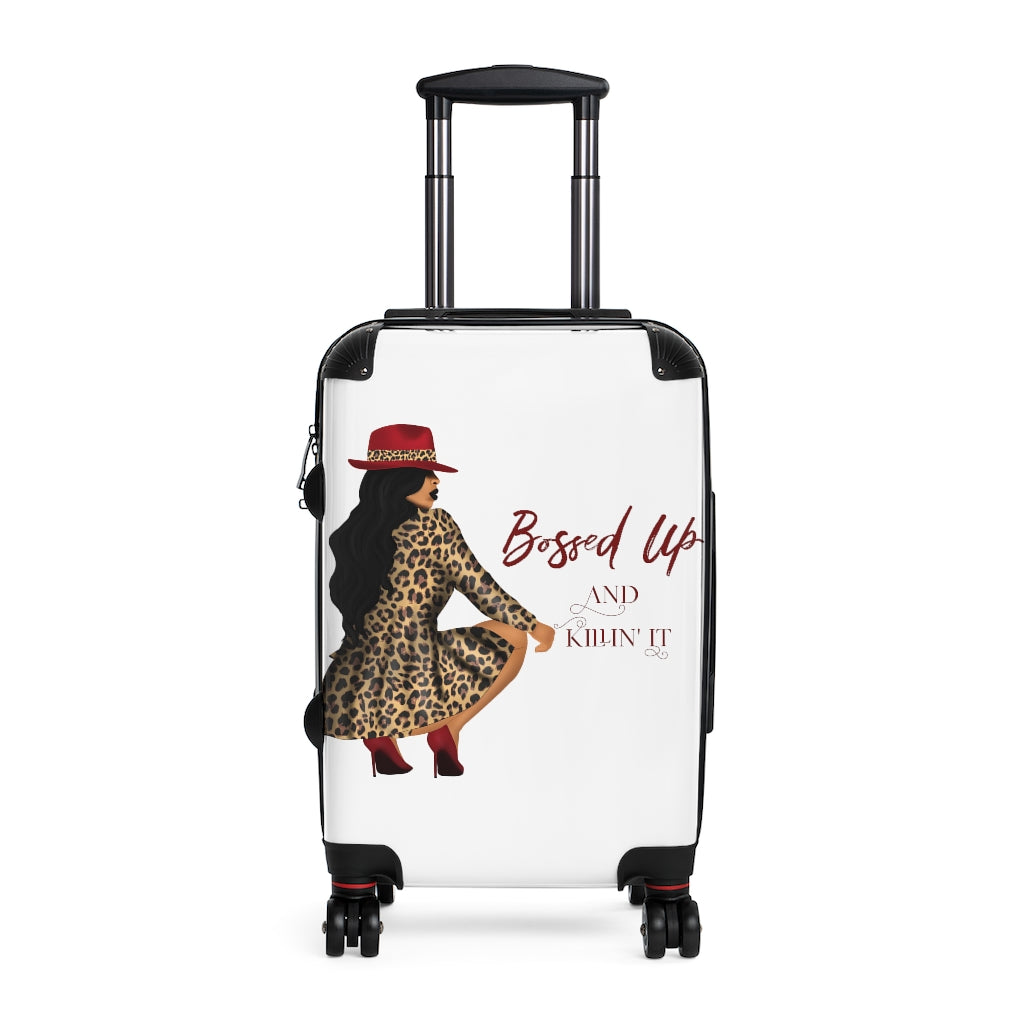Bossed up Cabin Suitcase, Travel Suitcase, Traveling Bag,  Suitcase For Vacation